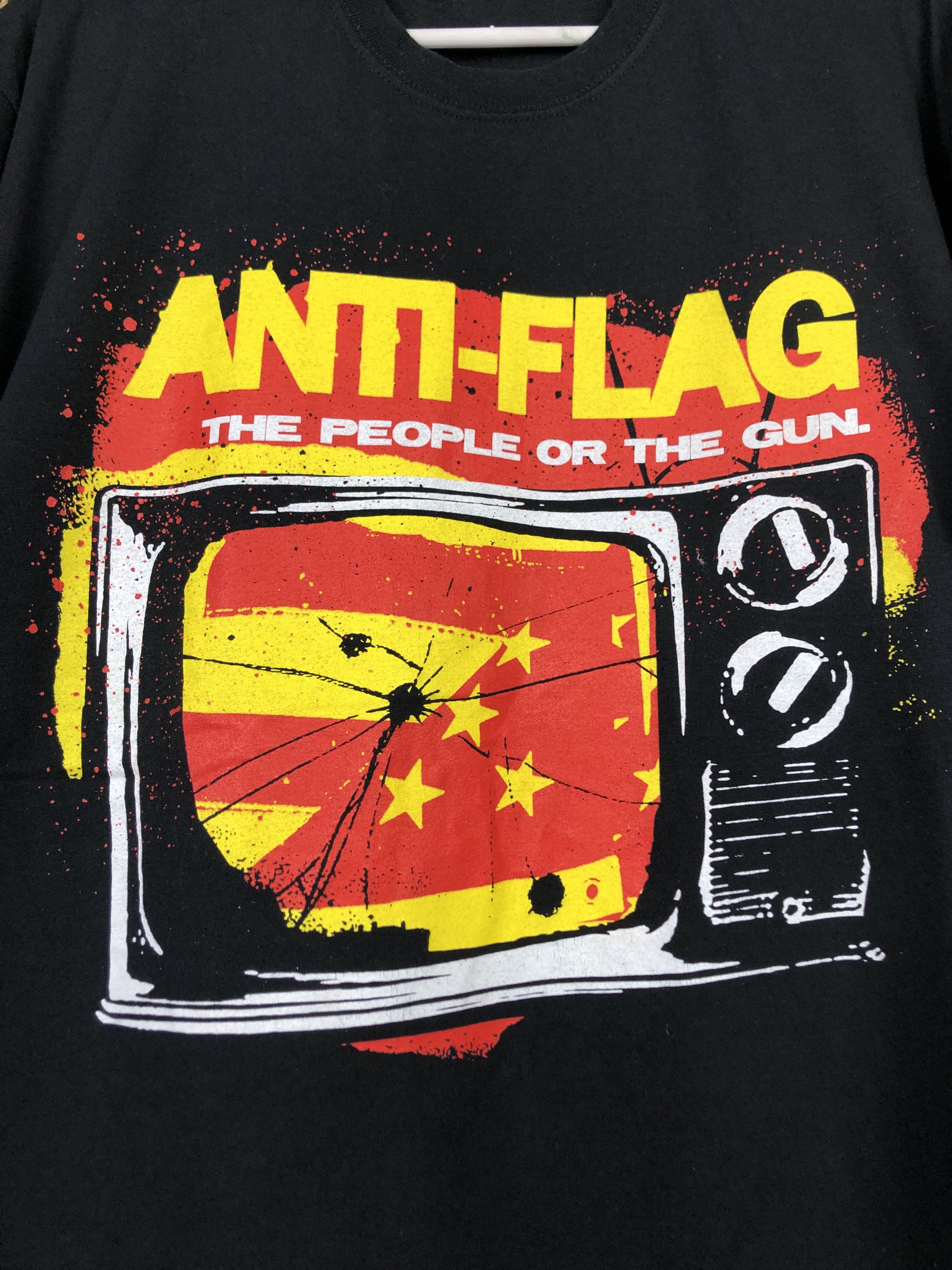Band Tees Vintage Anti Flag Band Shirt Distressed Tee People Or Gun Size US L / EU 52-54 / 3 - 5 Thumbnail