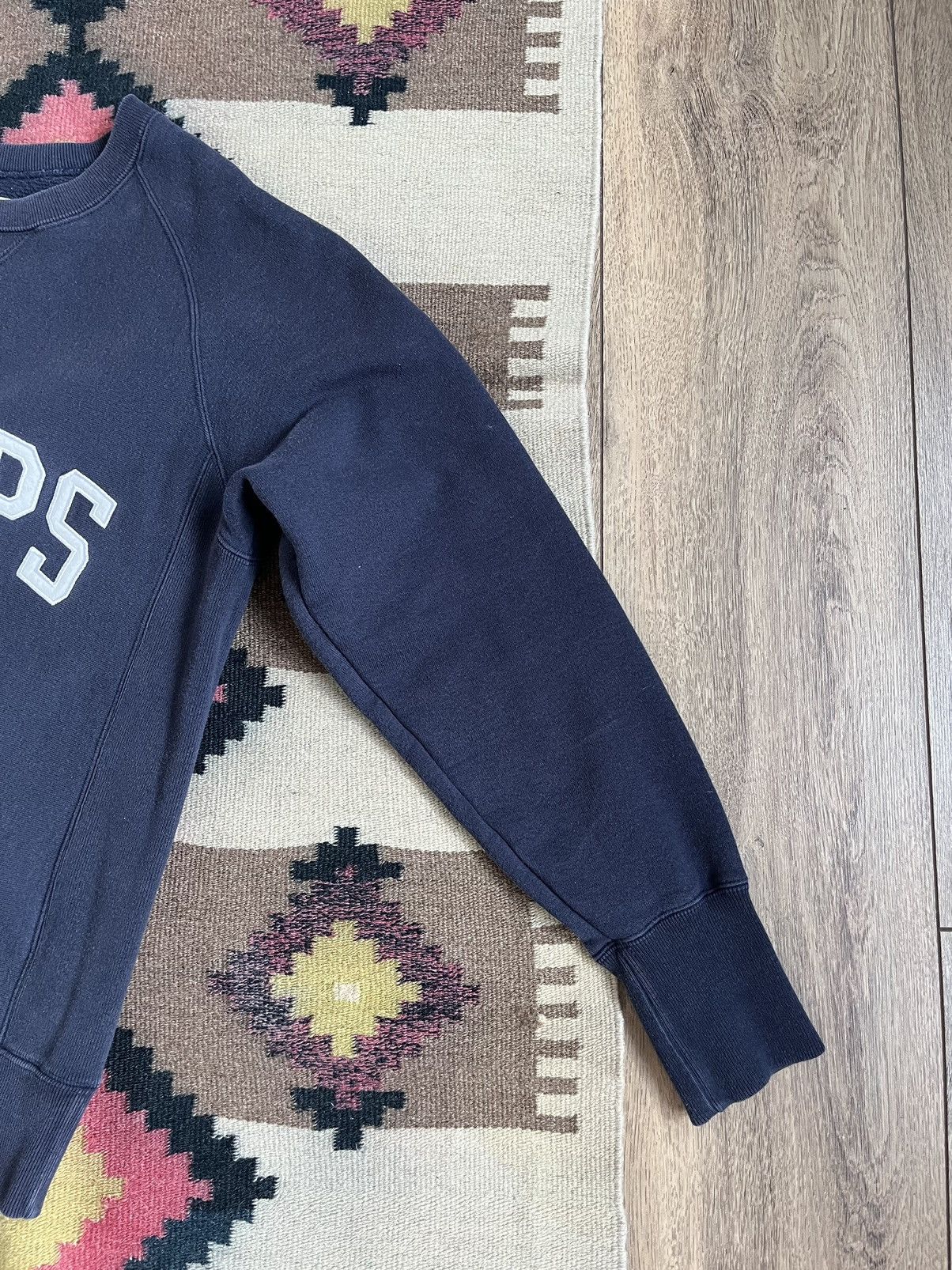 Wtaps WTAPS Japan Navy Blue Logo Design Cotton Sweatshirt Crewneck Size US S / EU 44-46 / 1 - 8 Thumbnail