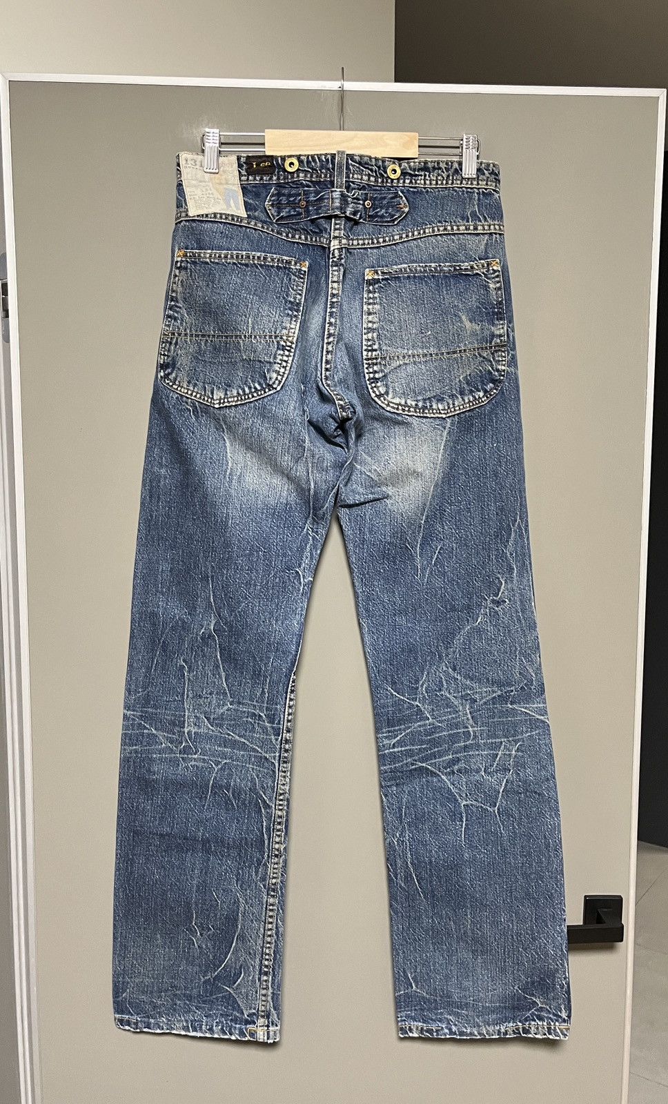 Lee Lee 101 131 Cowboy 30’s Repro Buckle Back Sanforized Jeans Size US 28 / EU 44 - 2 Thumbnail