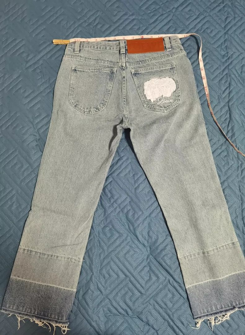 Loewe Loewe Lady's jeans with stone-washed blue finish Size 41" - 3 Thumbnail