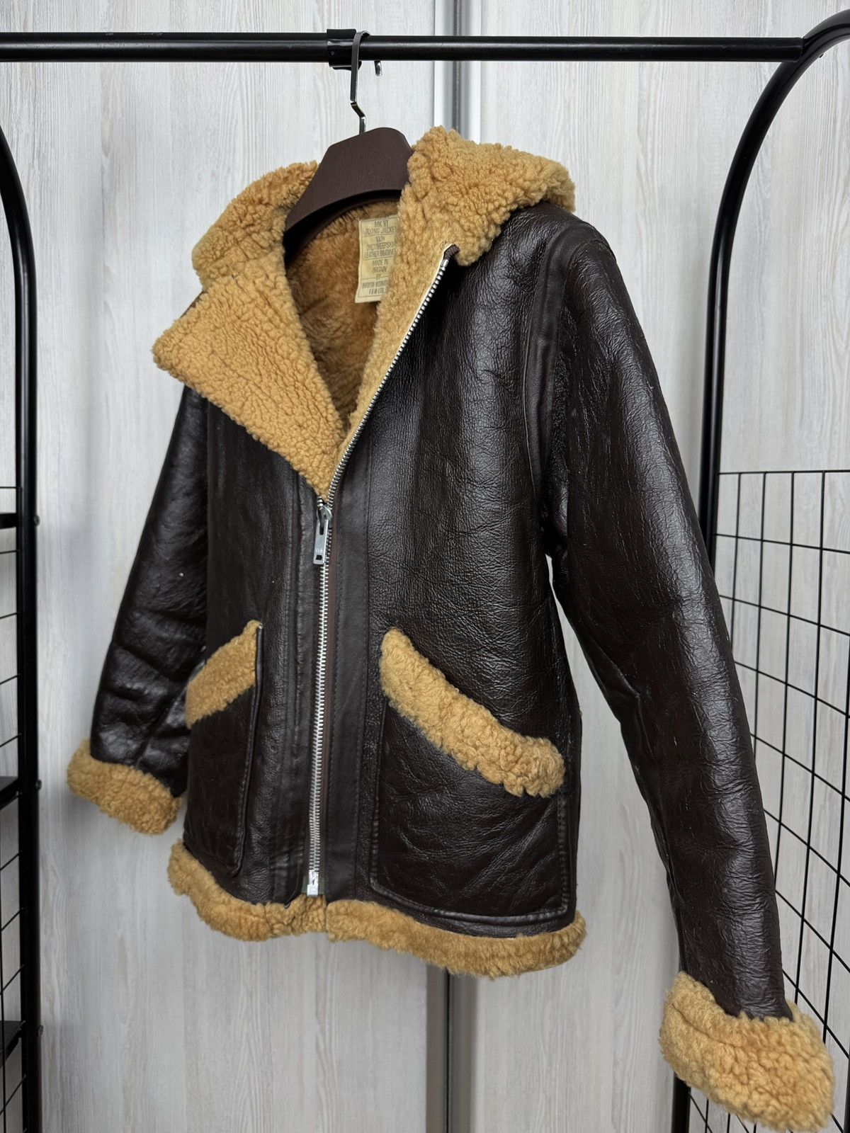 Other 60s WW2 MK VI Flying Jacket Britain Northern International Size US S / EU 44-46 / 1 - 6 Thumbnail
