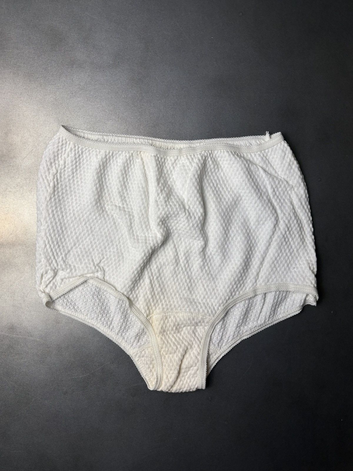 Other × Vintage Lot of 3 1970s Panties 3d Knit Ruffle Texture Underwear 70s Size ONE SIZE - 12 Thumbnail