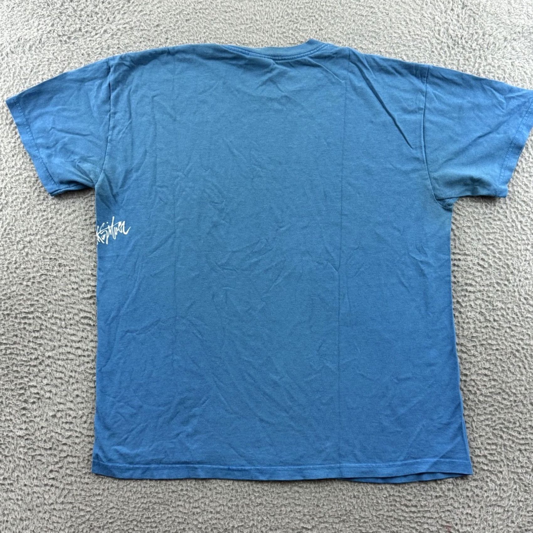 Quiksilver VINTAGE Quiksilver Shirt Mens Large Blue 90s Surf Sport Outdoor Short Sleeve T-Shirt Logo Cotton Knit Regular Man Size US L / EU 52-54 / 3 - 7 Thumbnail