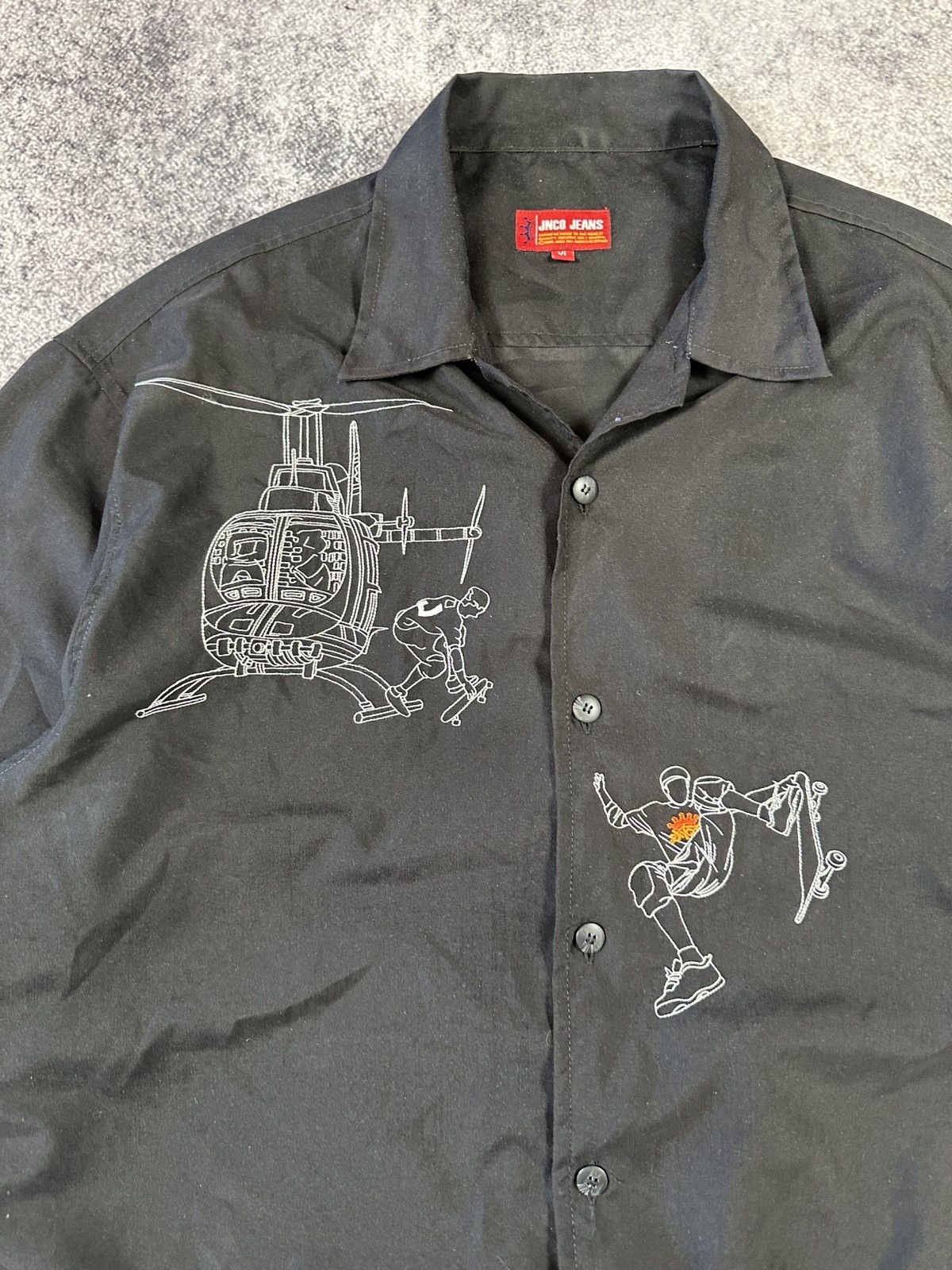 JNCO Y2K Vintage Jnco Jeans Button Shirt Streetwear Rare USA XL Size US XL / EU 56 / 4 - 3 Thumbnail