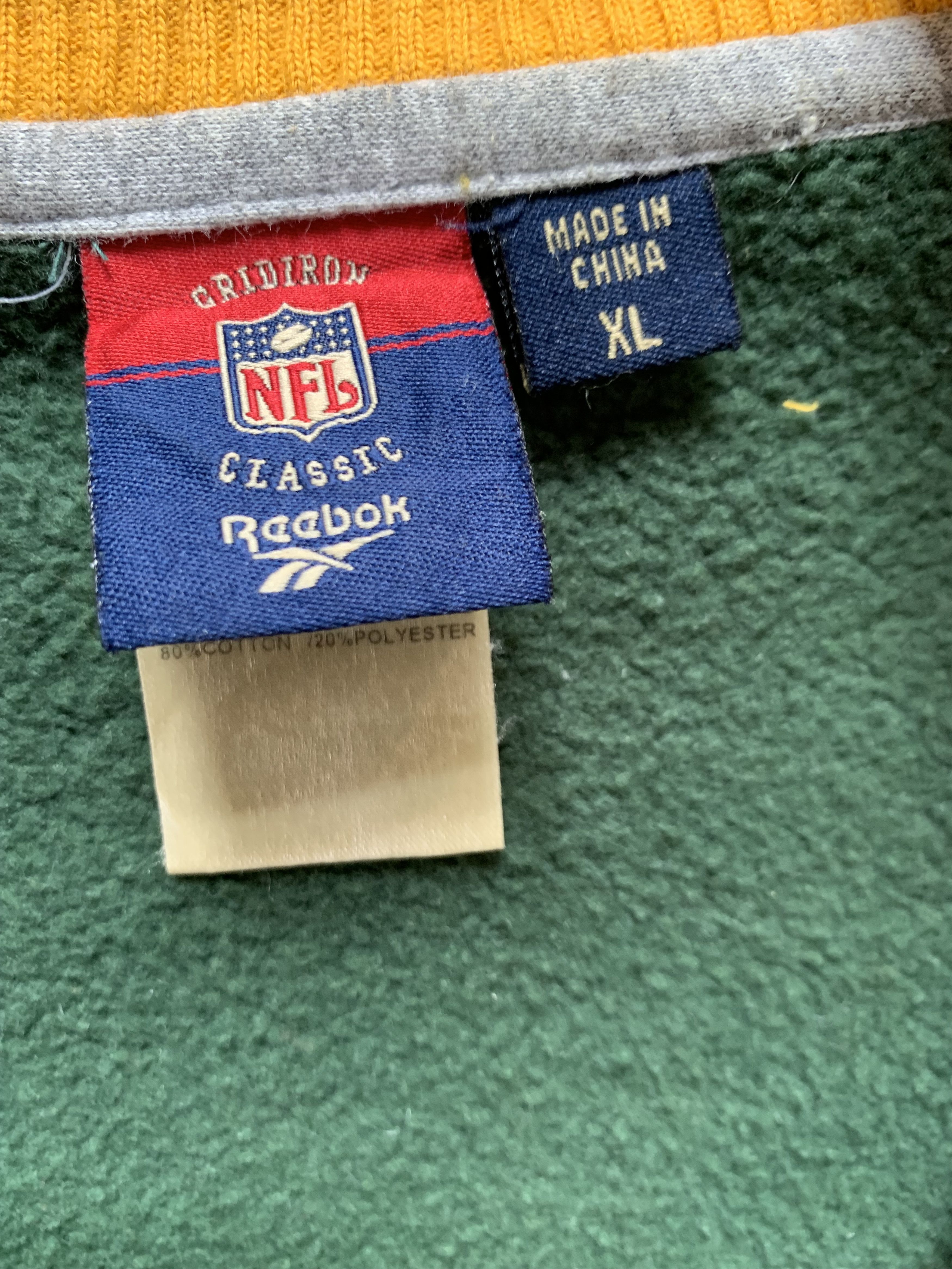 NFL × Reebok × Vintage Vintage Reebok Classic Property Of Green Bay Packers NFL Size US L / EU 52-54 / 3 - 7 Thumbnail