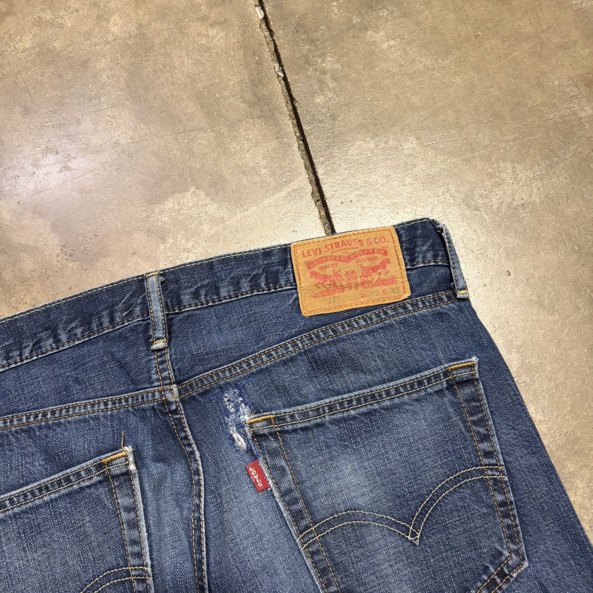 Levi's Vintage Levis 527 Low Rise Bootcut Denim Jeans Grunge Punk Size US 30 / EU 46 - 13 Thumbnail