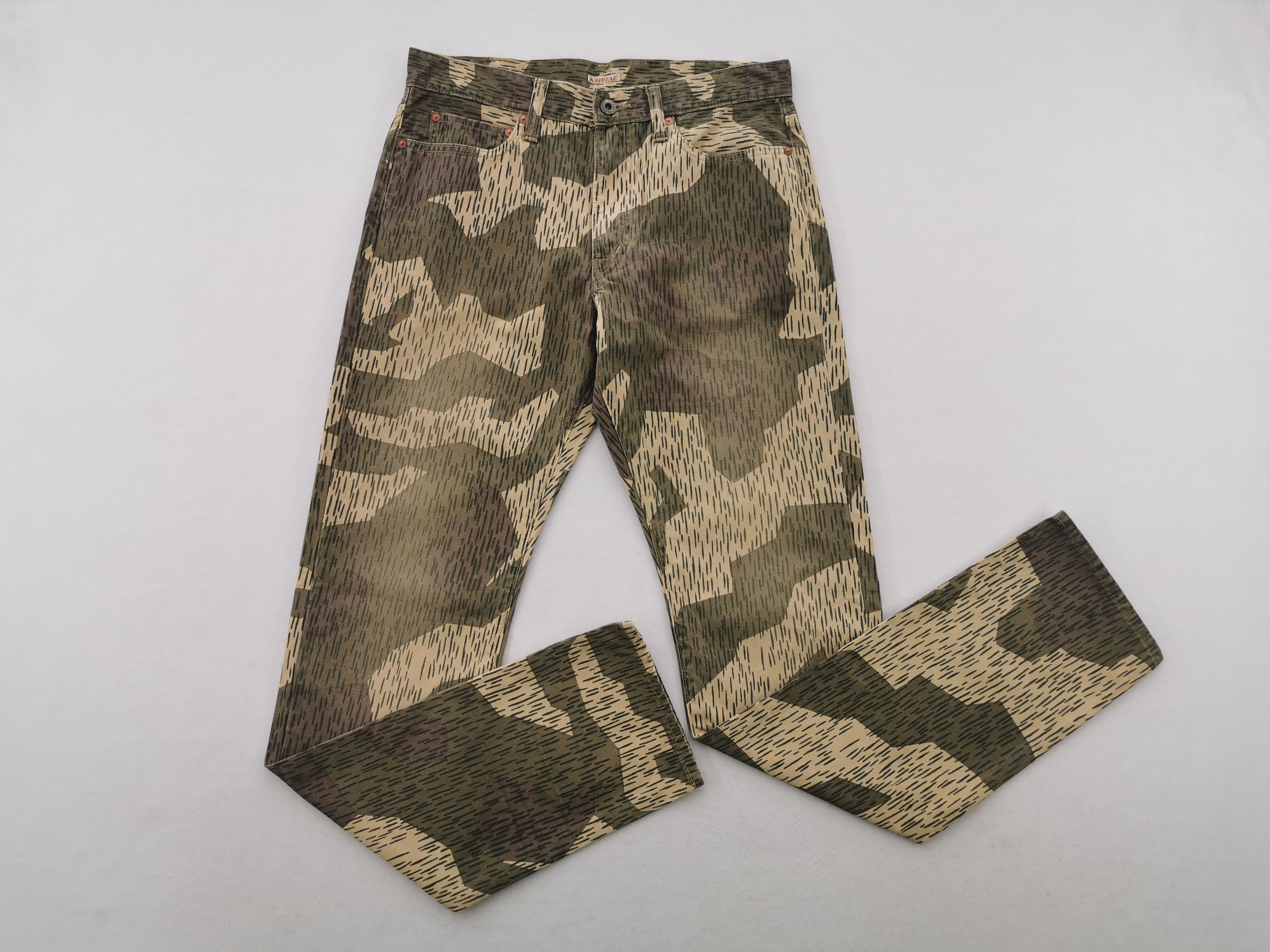 Kapital Vintage 90s Kapital Rain Camouflage Denim Made In Japan Size US 32 / EU 48 - 4 Thumbnail