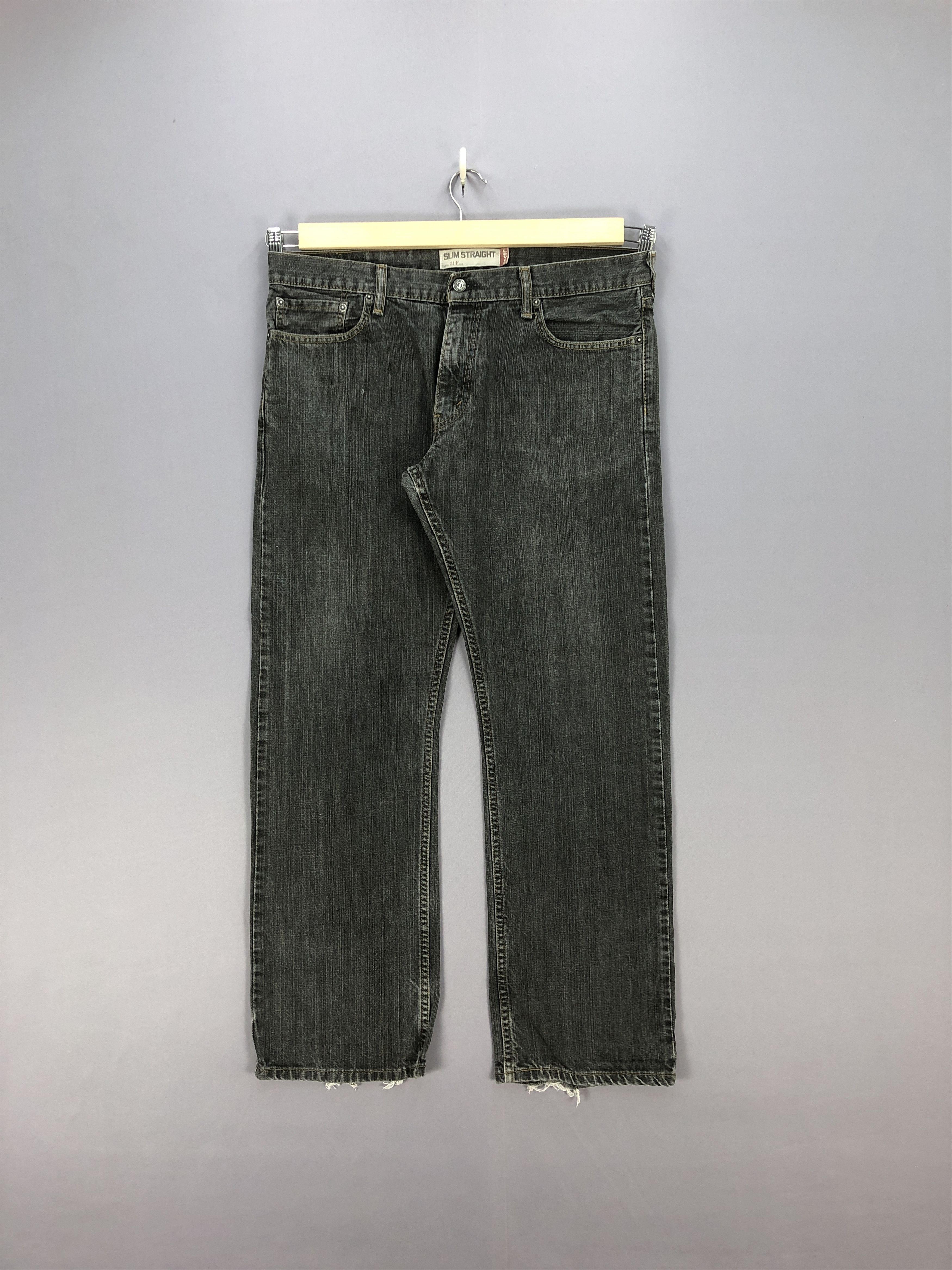 Levi's Vintage Levis Distressed Jeans Levi's Faded Black Denim Size US 38 / EU 54 - 1 Thumbnail