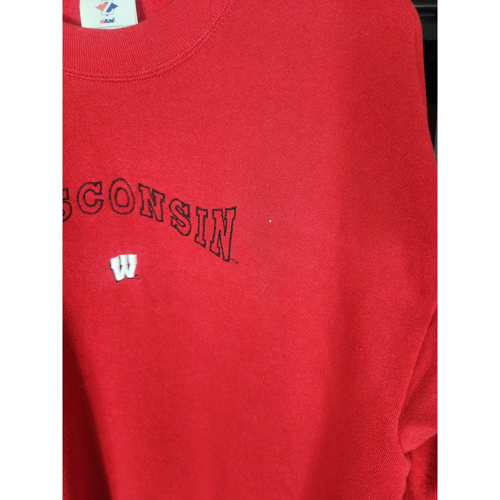 Jerzees Vintage 90s Wisconsin Crewneck men's large Size US L / EU 52-54 / 3 - 4 Thumbnail