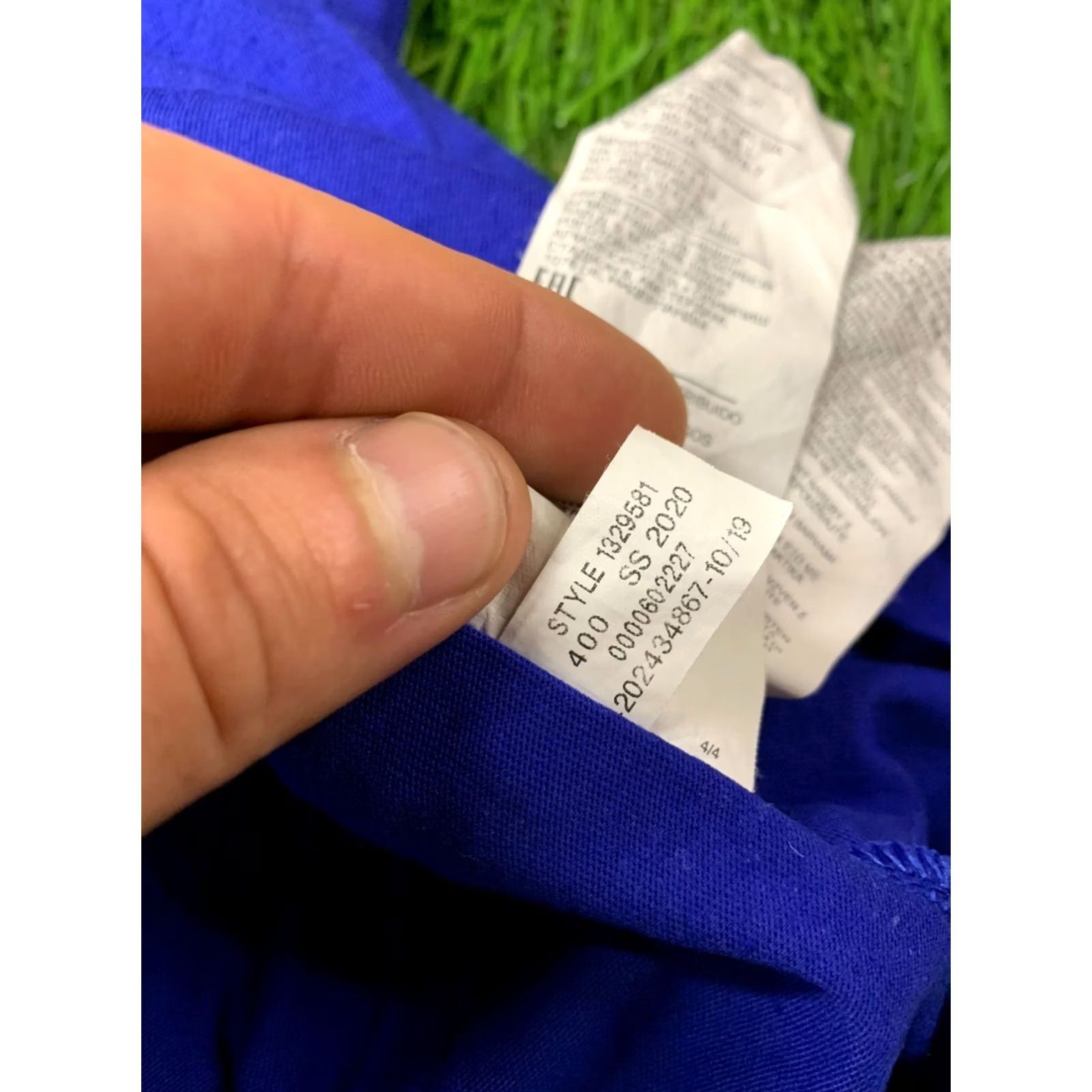 Under Armour Under Armour Original CrossFit Jersey T-Shirt Men M Blue Short Sleeve 60% Cotton 40% Polyester Size US M / EU 48-50 / 2 - 7 Thumbnail