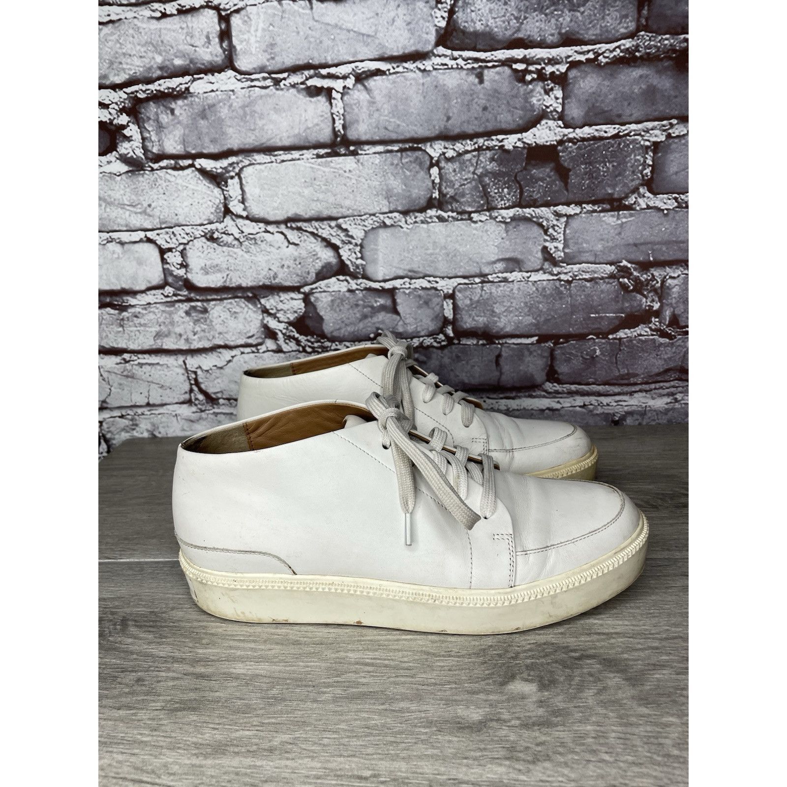 Adolfo Dominguez Adolfo Dominguez White Leather Casual Lace Up Sneakers Women Size US 8.5 / IT 38.5 - 11 Thumbnail