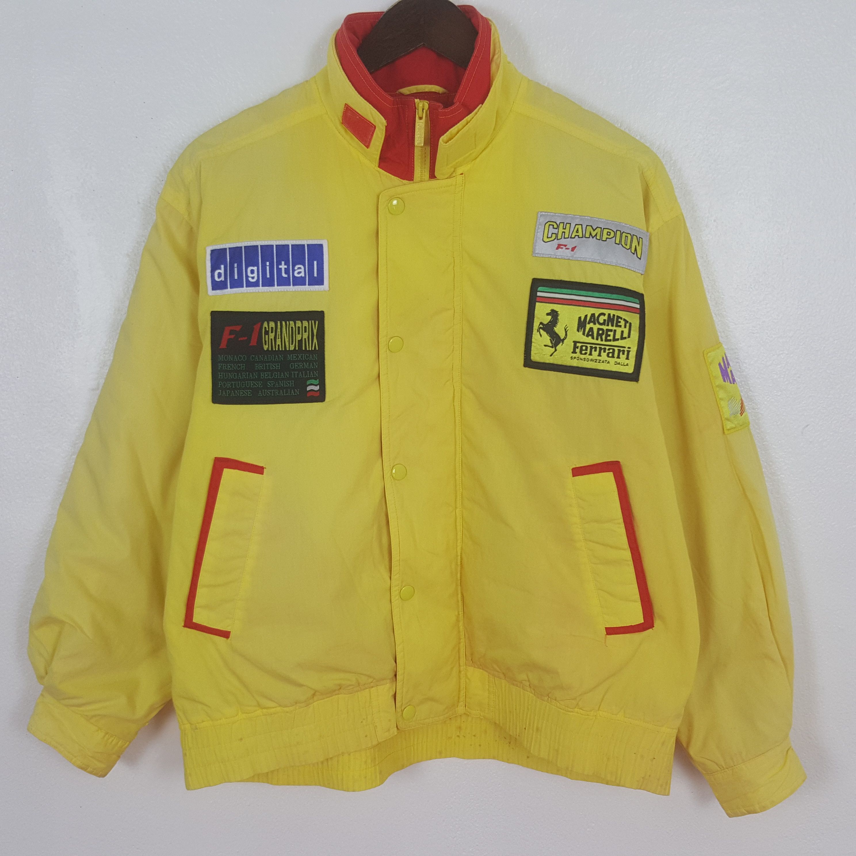 Ferrari Vintage Ferrari Magneti Marelli Sport Bomber Jacket Size US L / EU 52-54 / 3 - 1 Thumbnail