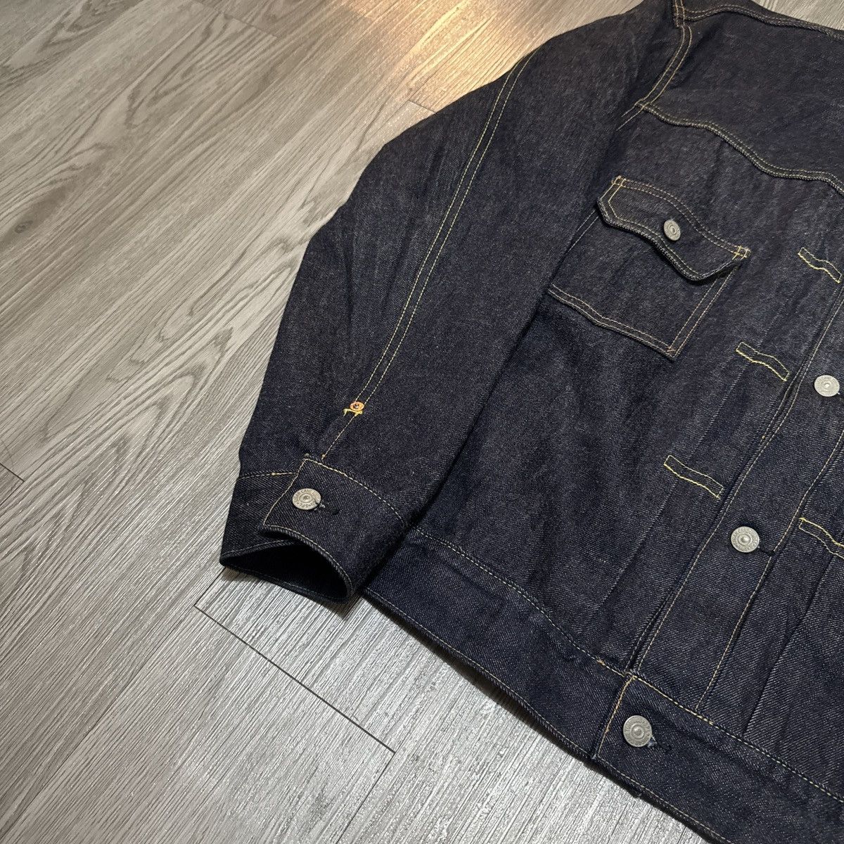 Sugar Cane Sugar Cane 14.25oz 1953 Type II Denim Jacket – Indigo Size US XL / EU 56 / 4 - 3 Thumbnail