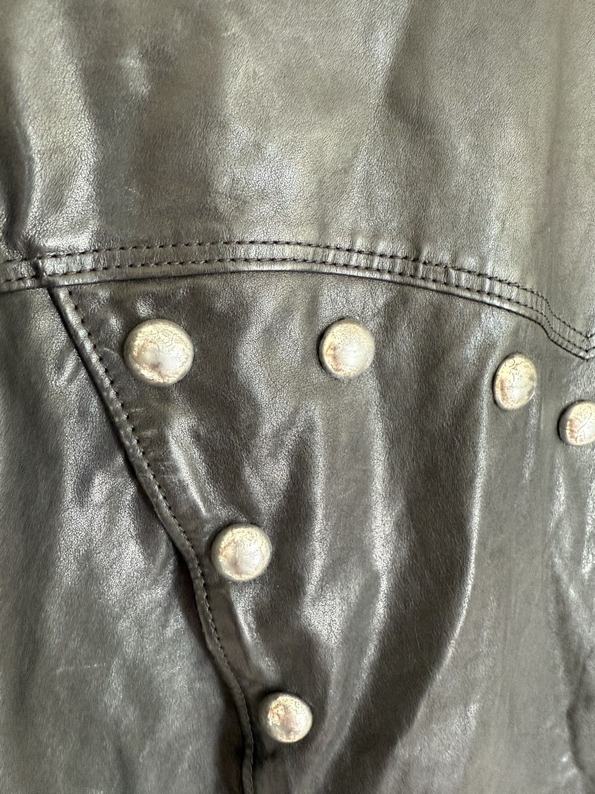 Saint Laurent Paris SS15 Holy Grail Saint Laurent studded leather biker jacket Size US M / EU 48-50 / 2 - 20 Thumbnail