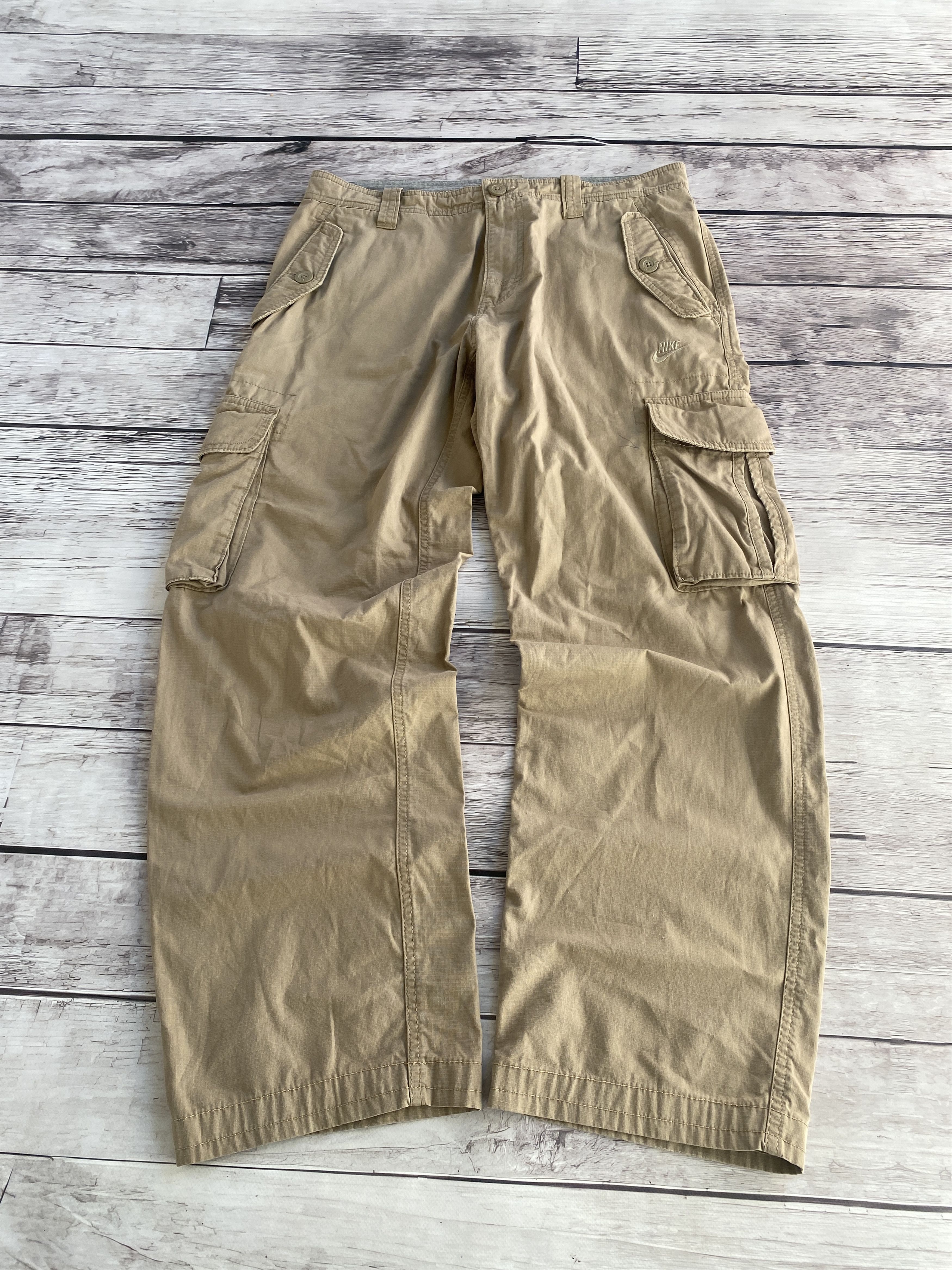 Japanese Brand × Nike × Yohji Yamamoto VTG Yohji Yamamoto Junya Watanabe Style Bondage Cargo Pants Size US 32 / EU 48 - 2 Thumbnail