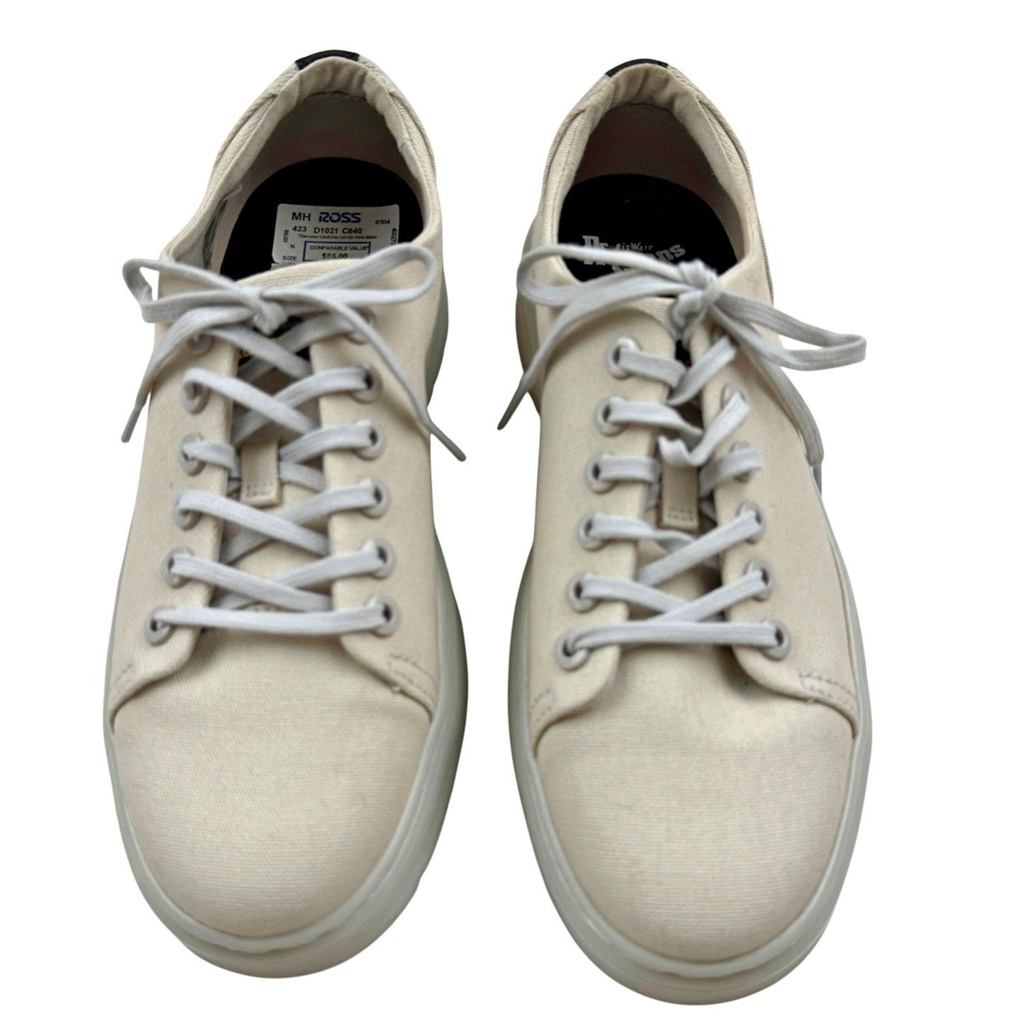 Dr. Martens Dr. Martens Dante Canvas Low-top Sneakers Parchment Beige Size US 7 / IT 37 - 1 Thumbnail
