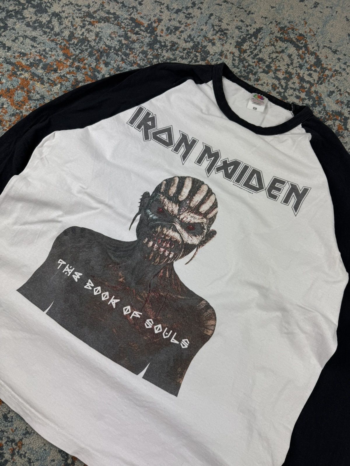 Band Tees Vintage 00s Iron Maiden the book of souls long sleeve tee Size US XL / EU 56 / 4 - 4 Thumbnail