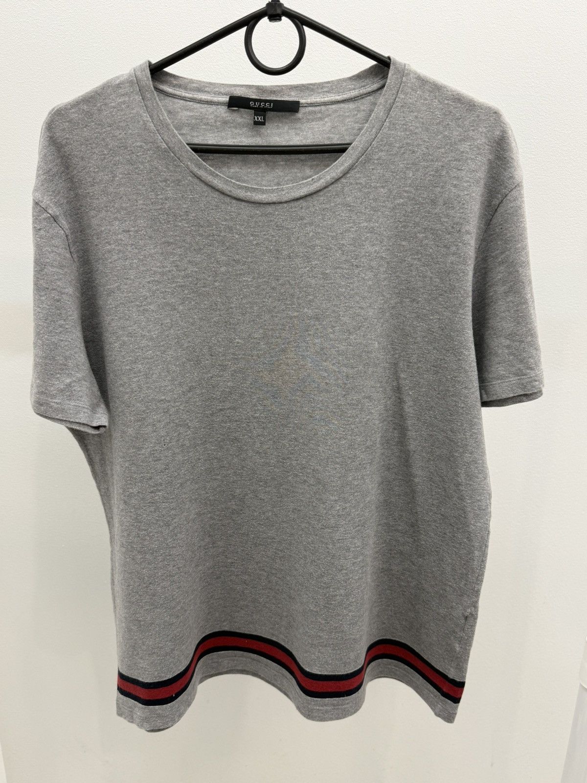 Gucci Gucci by Tom Ford Striped Cotton Tee Size US XXL / EU 58 / 5 - 1 Thumbnail