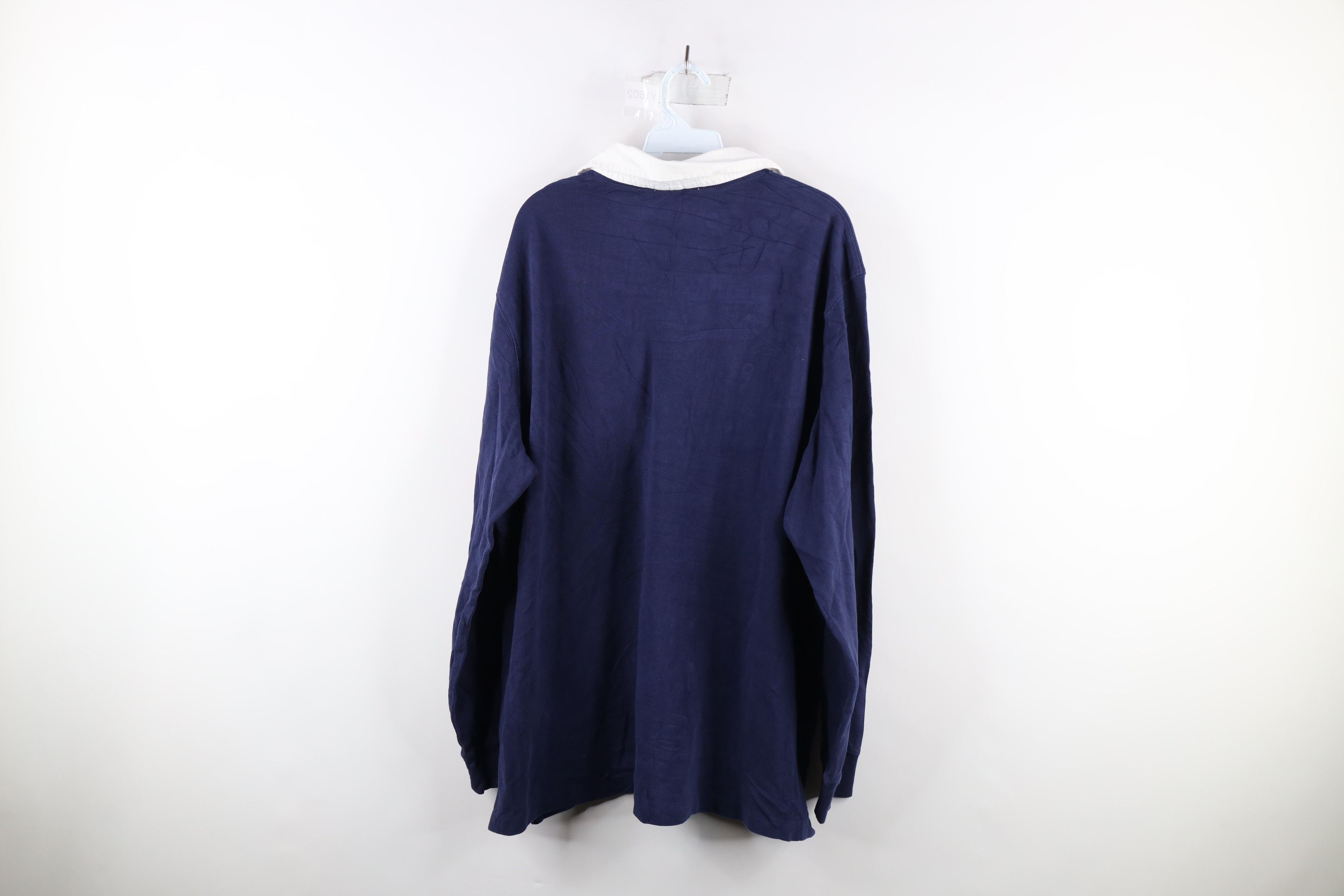 Ralph Lauren Vintage Ralph Lauren Cup Rowing Long Sleeve Rugby Polo Size US XXL / EU 58 / 5 - 11 Thumbnail