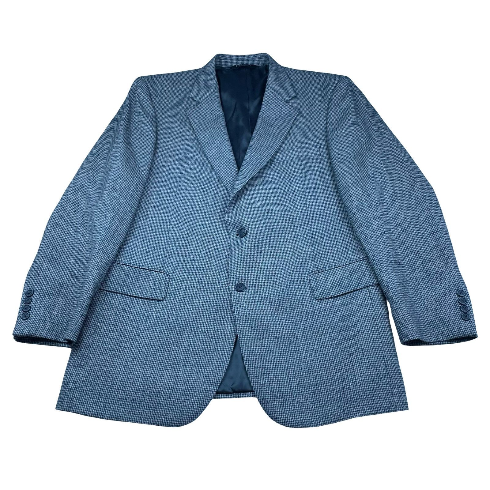 Joseph Abboud Jos. A. Bank Men's 100% Wool 2-Button Blazer Gray/Purple Hou Size 42R - 2 Thumbnail