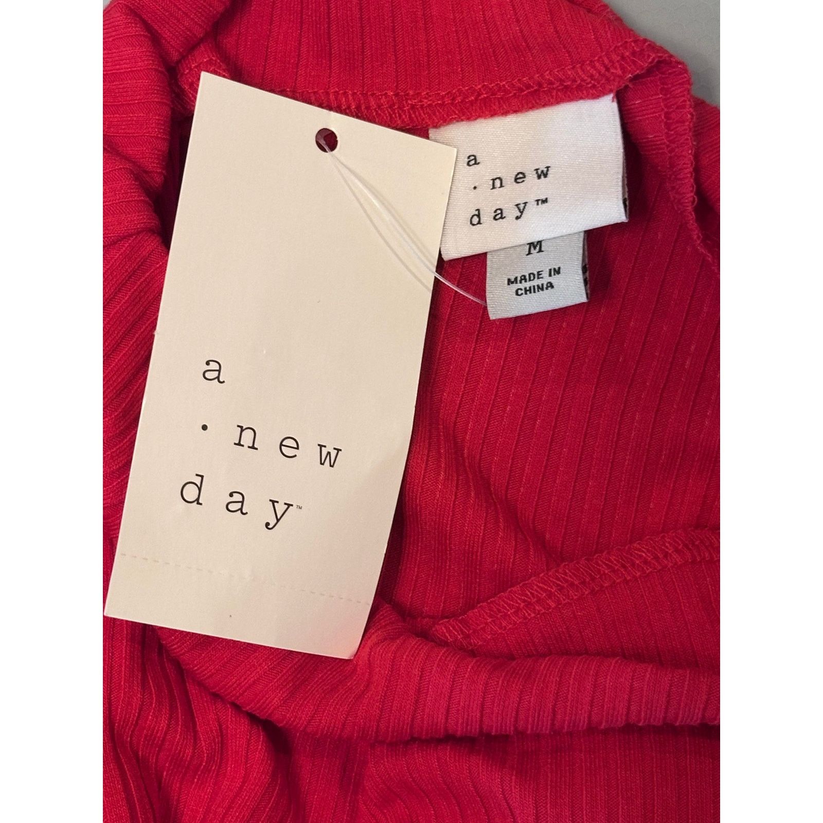 Other A New Day Boat Neck Long Sleeve Knit Top Red size M Size M / US 6-8 / IT 42-44 - 12 Thumbnail