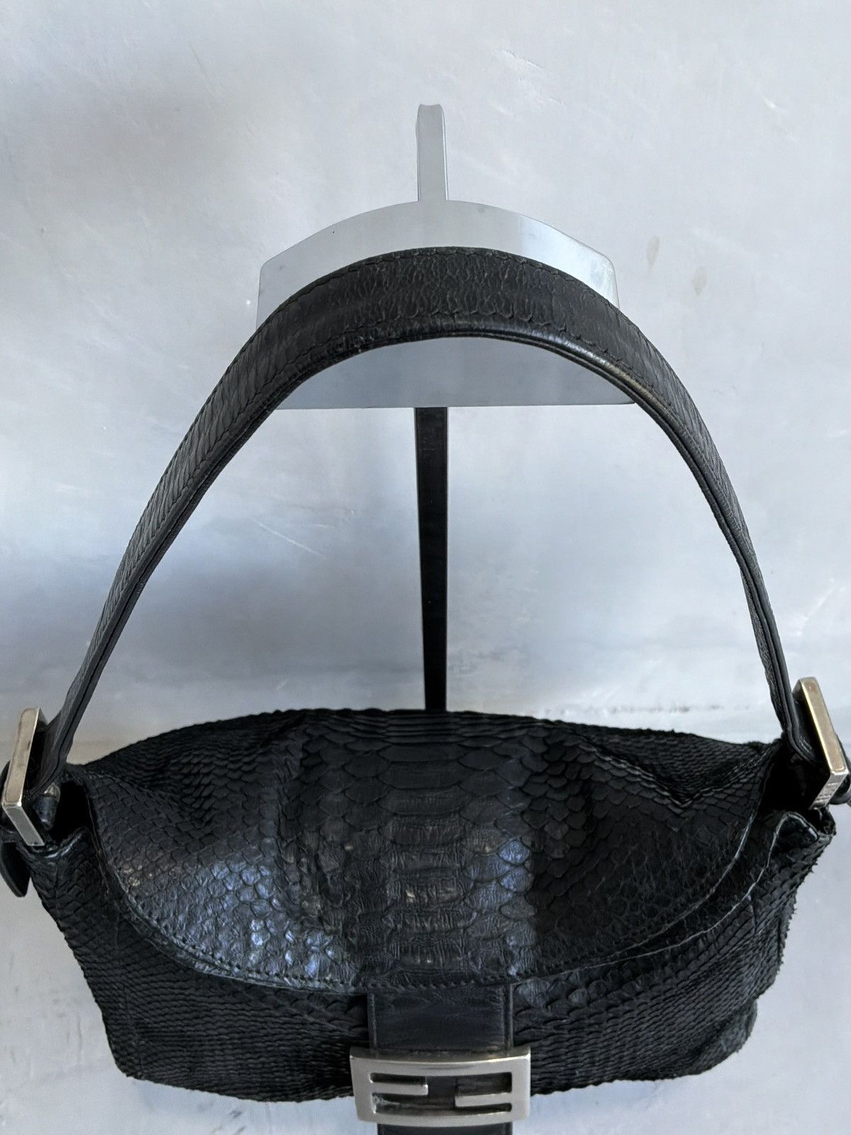 Fendi 2000s Fendi - Python Leather Mamma Baguette Bag Size ONE SIZE - 7 Thumbnail