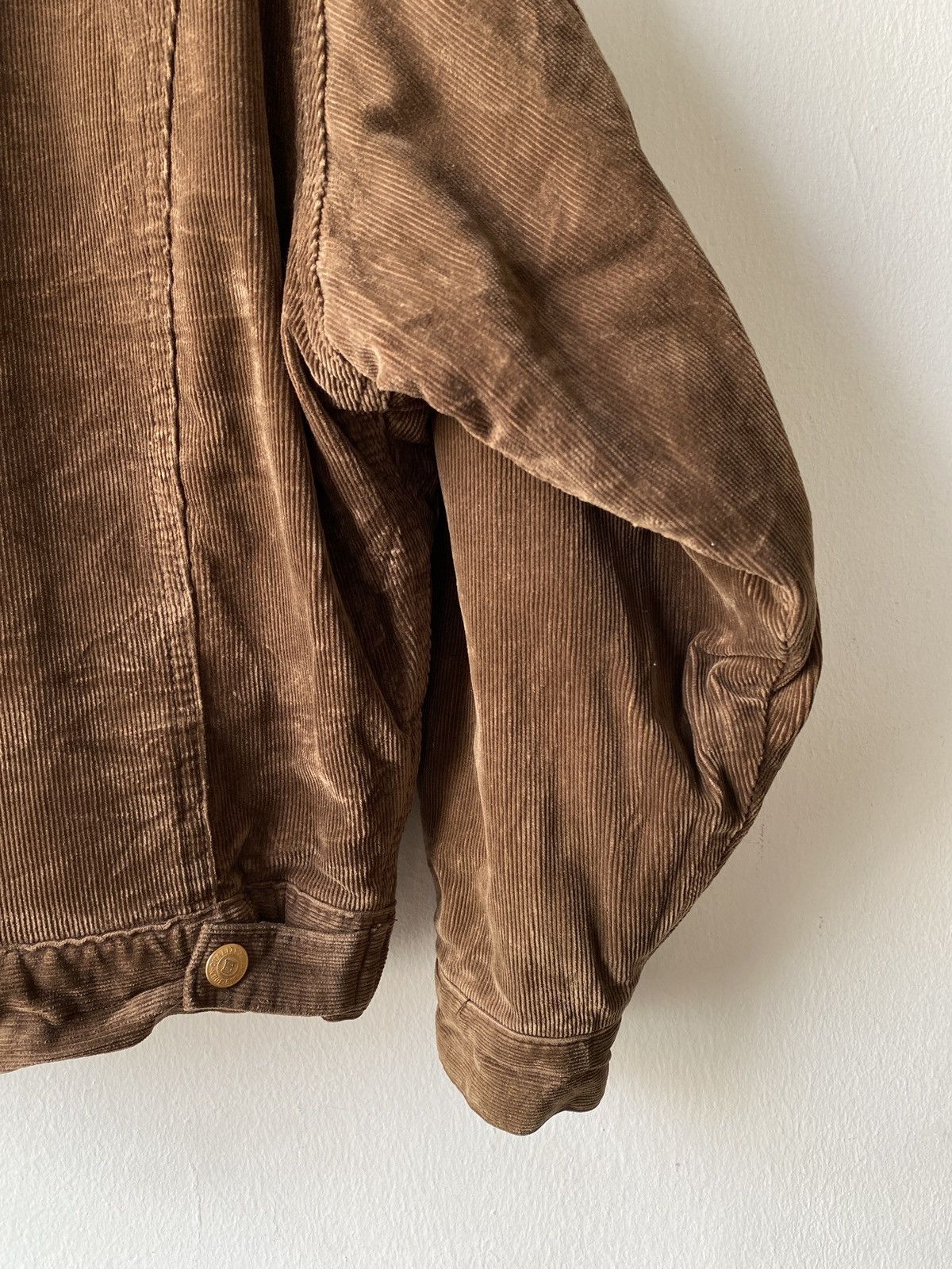 Big John × Vintage 1990s - Vintage Big John Corduroy Sherpa Lining Jacket Size US M / EU 48-50 / 2 - 12 Thumbnail