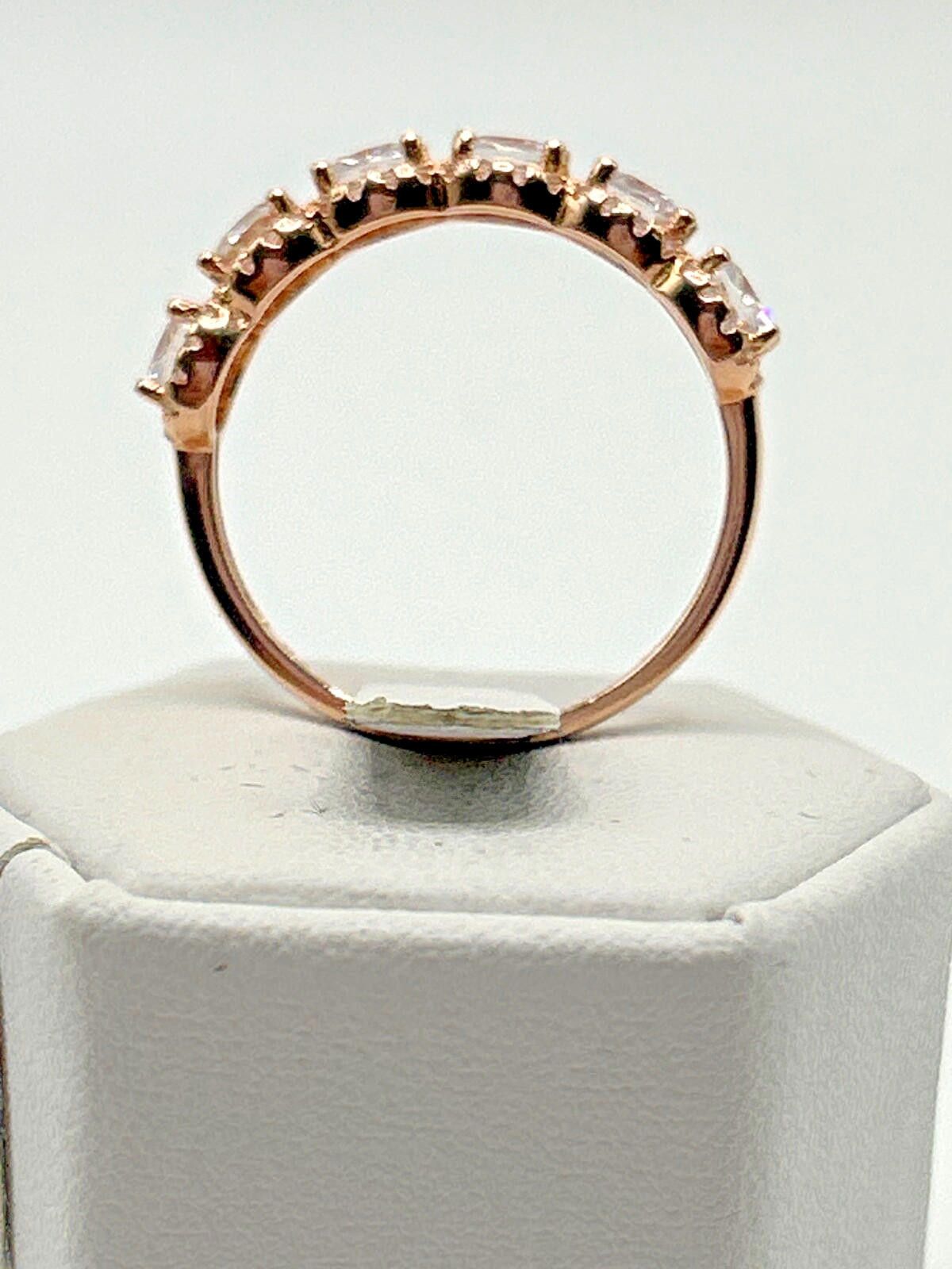 Sterling Silver 925 Vintage Sterling Silver Ring Size 9.75 Rose Gold Size ONE SIZE - 5 Thumbnail