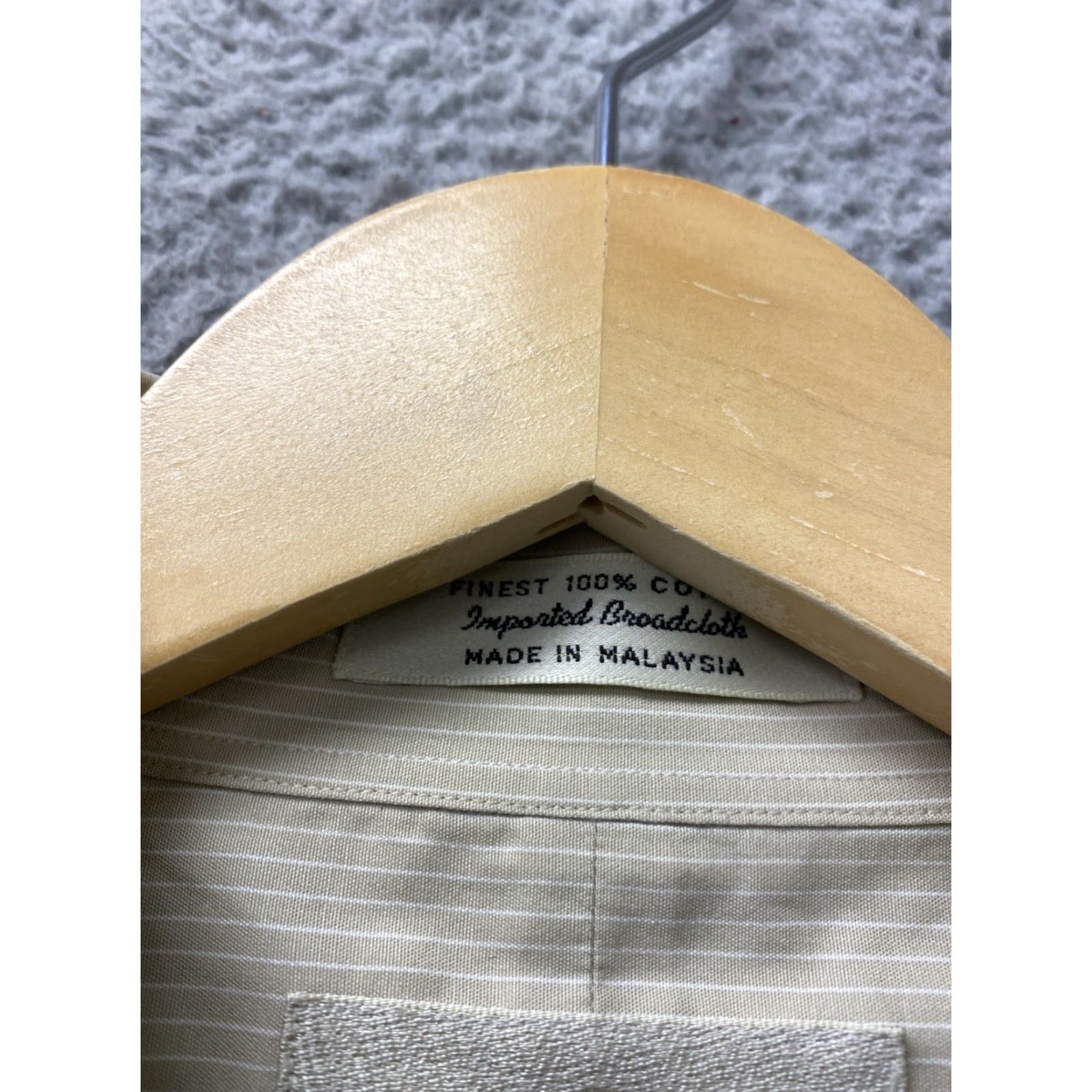 Nordstrom VINTAGE John W. Nordstrom Tan Stripes Button Shirt Mens Large /160-39 Size US L / EU 52-54 / 3 - 5 Thumbnail