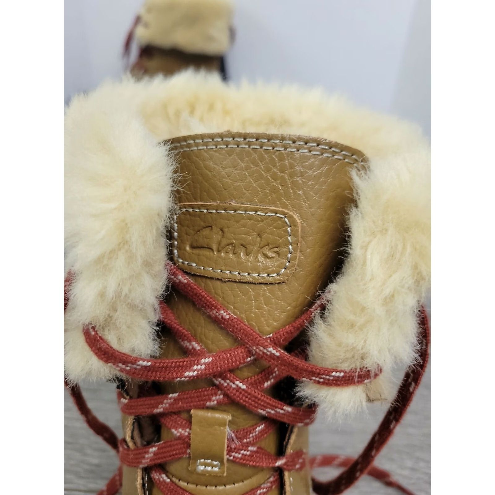 Clarks Clarks Mazlyn Arctic Duck Boots Womens 6.5 M Brown Leather Faux Fur Duck Snow Boot Womens Shoes Size US 7 / IT 37 - 6 Thumbnail