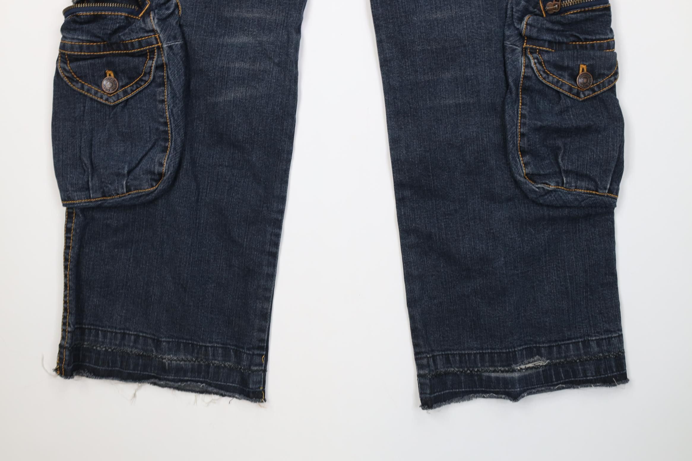 Hugo Boss Vintage Y2K Hugo Boss Baggy Wide Leg Cargo Denim Jeans Size US 32 / EU 48 - 13 Thumbnail