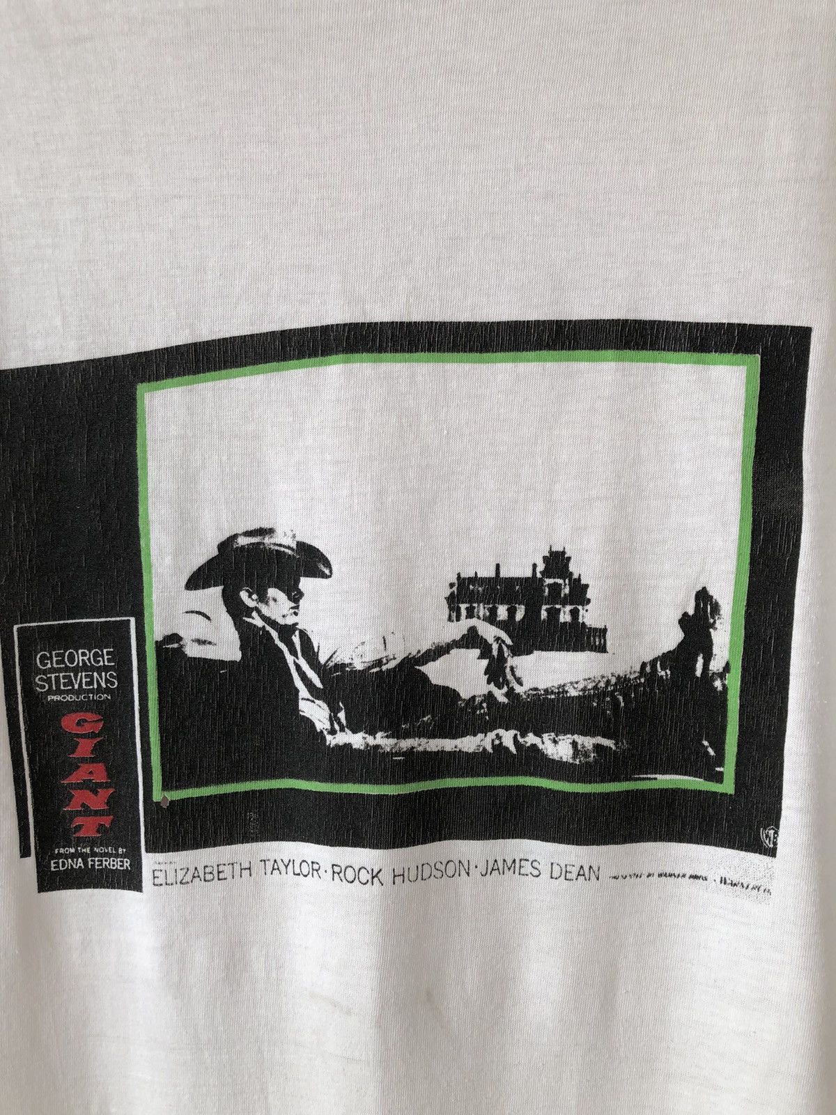 Vintage Vintage 80s James Dean GIANT Western Movie Size US L / EU 52-54 / 3 - 3 Thumbnail