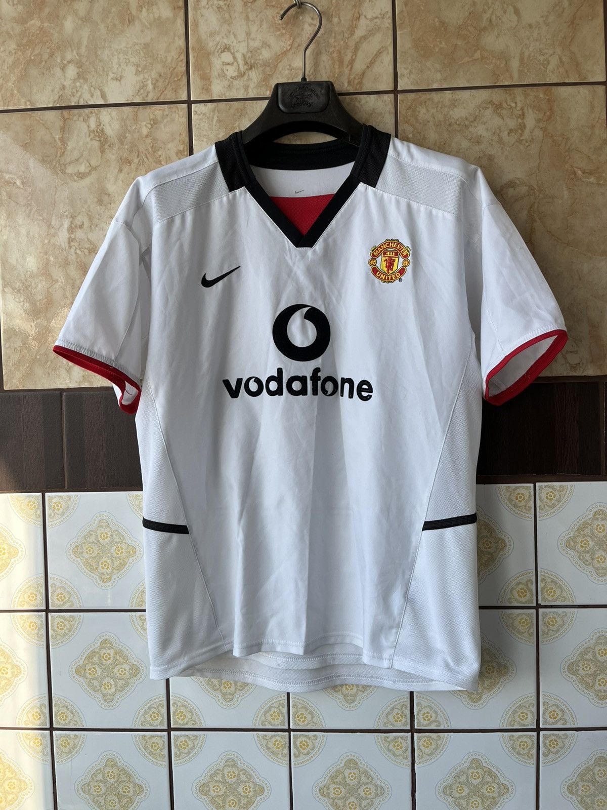 Nike Nike Manchester United V. Nisterooy 2003 soccer jersey Size US XXS / EU 40 - 2 Thumbnail