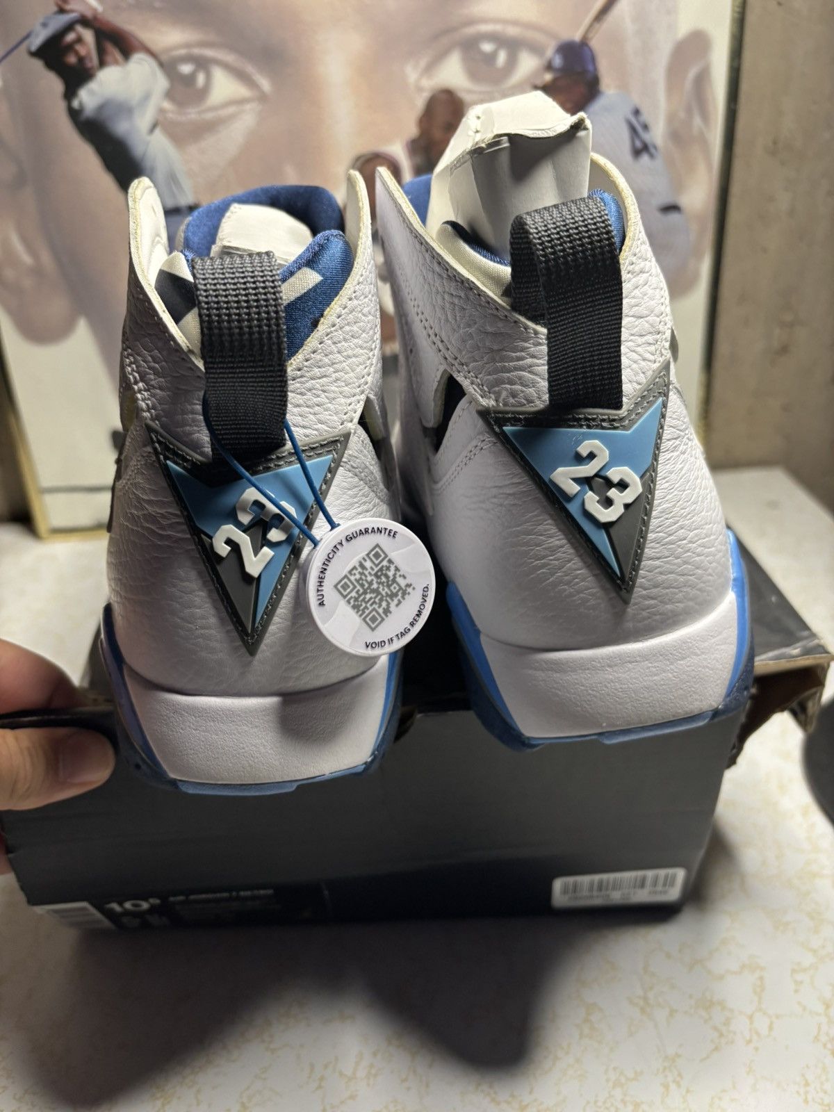 Jordan Brand Air Jordan 7 Retro French Blue Size US 10.5 / EU 43-44 - 7 Thumbnail
