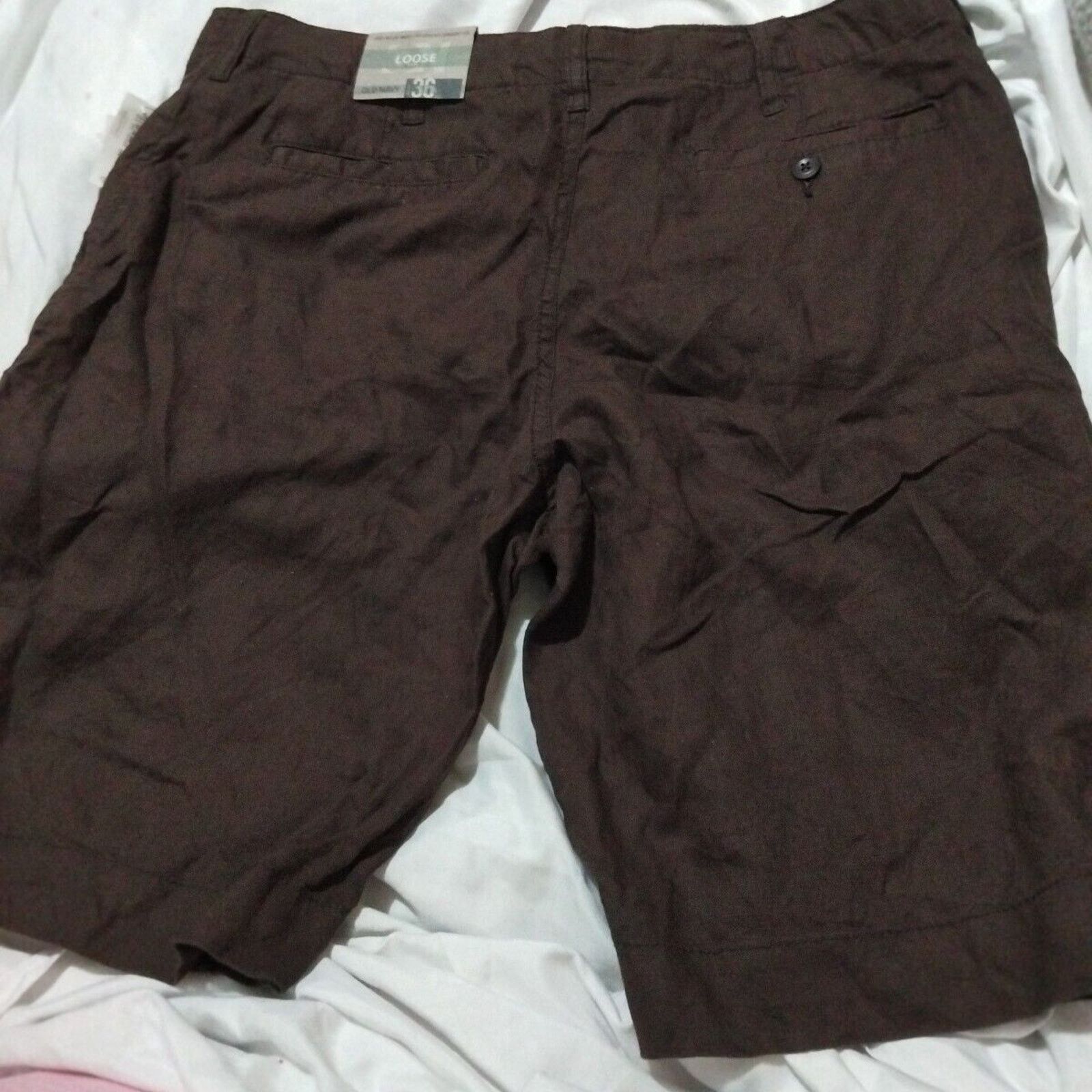 Old Navy New Old Navy Men's Size 36 Linen Just Below Waist Relaxed Size US 36 / EU 52 - 8 Thumbnail