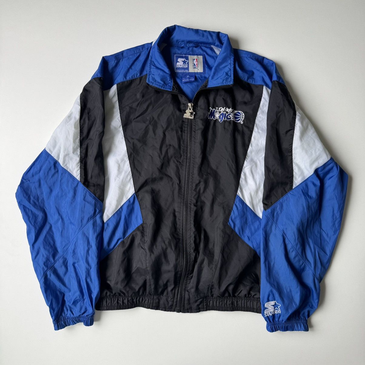 NBA × Starter × Vintage Vintage 90s Orlando Magic Windbreaker Light Jacket NBA Boxy Size US L / EU 52-54 / 3 - 9 Thumbnail