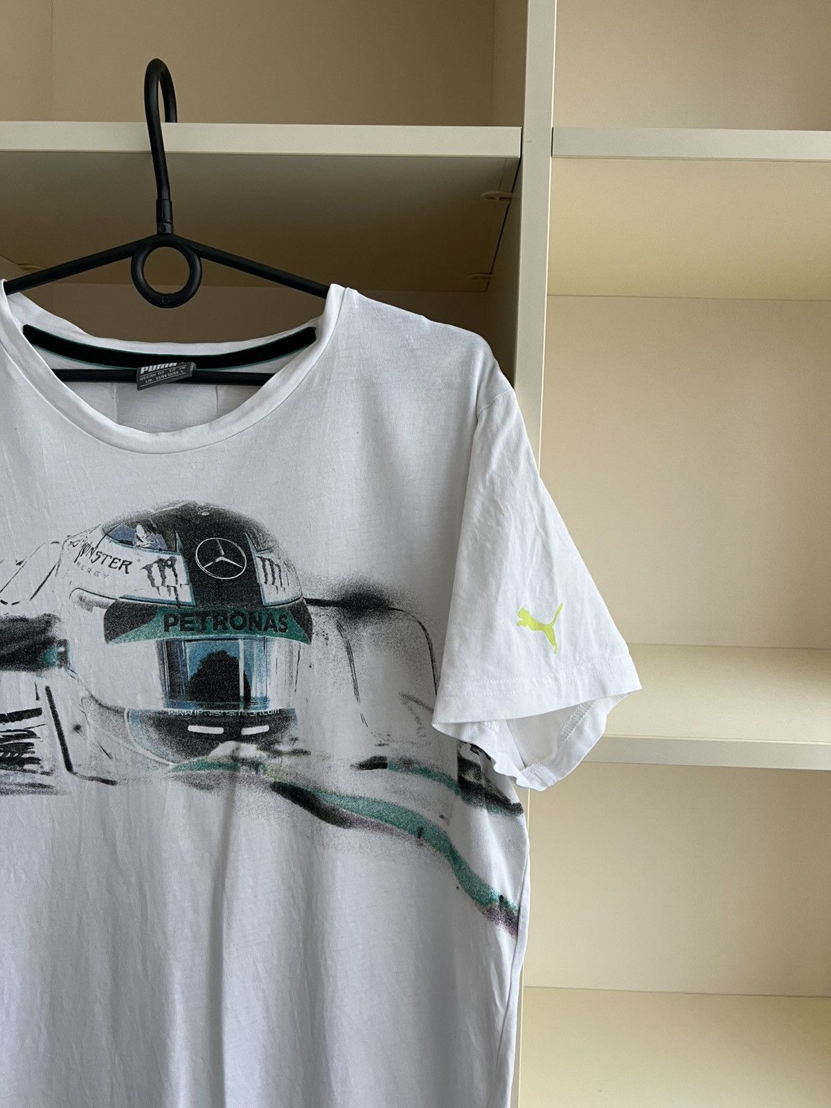 Mercedes-Benz Puma Mercedes Racing F1 Tee T-Shirt Lewis Hamilton Size US L / EU 52-54 / 3 - 3 Thumbnail