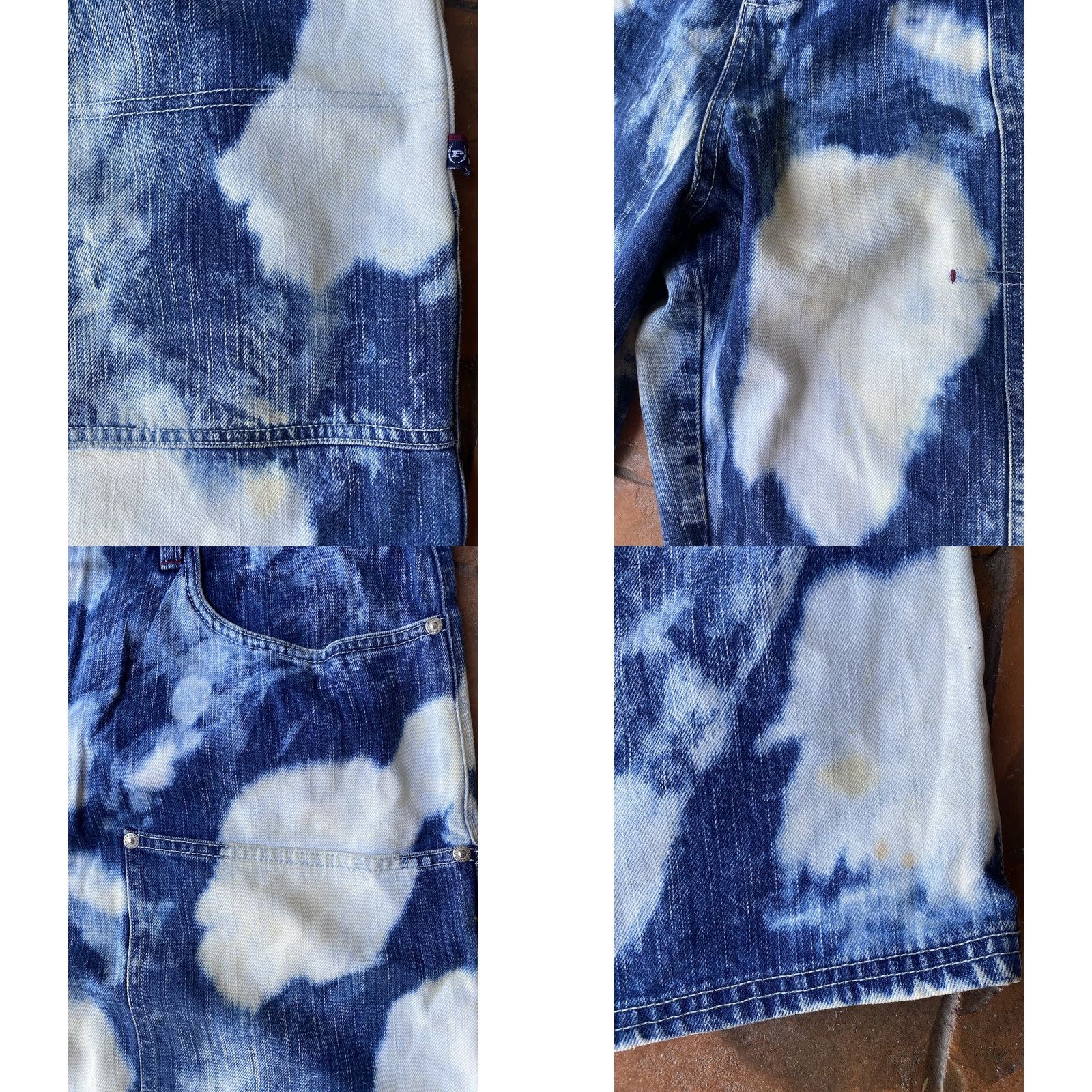 Phat Farm VINTAGE Phat Farm Baggy Long Shorts Size 40 Blue Denim Acid Wash 90s Hip Hop Mens Size US 40 / EU 56 - 8 Thumbnail