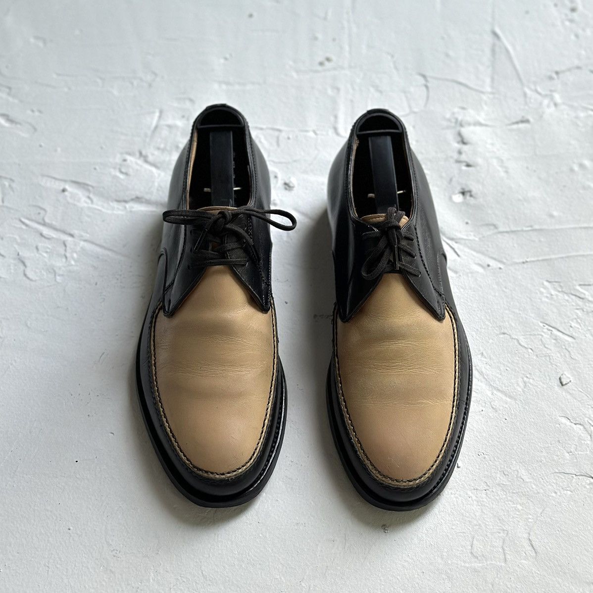 Other Flli giacometti Two-Tone Black & Beige Fg303 Size 39.5 Size US 6.5 / EU 39-40 - 8 Thumbnail