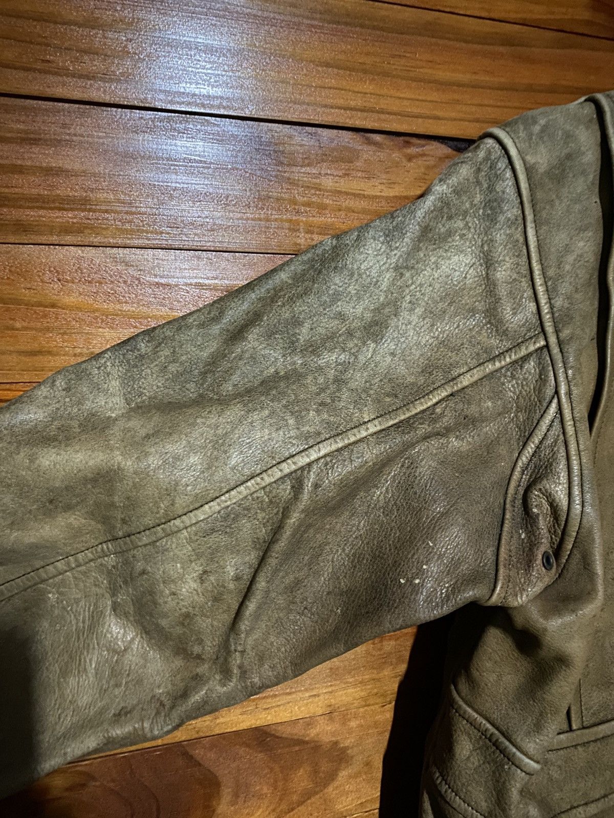 Vintage Vintage Brown Leather Jacket – Classic 1980s Men Outerwear Size US M / EU 48-50 / 2 - 12 Thumbnail