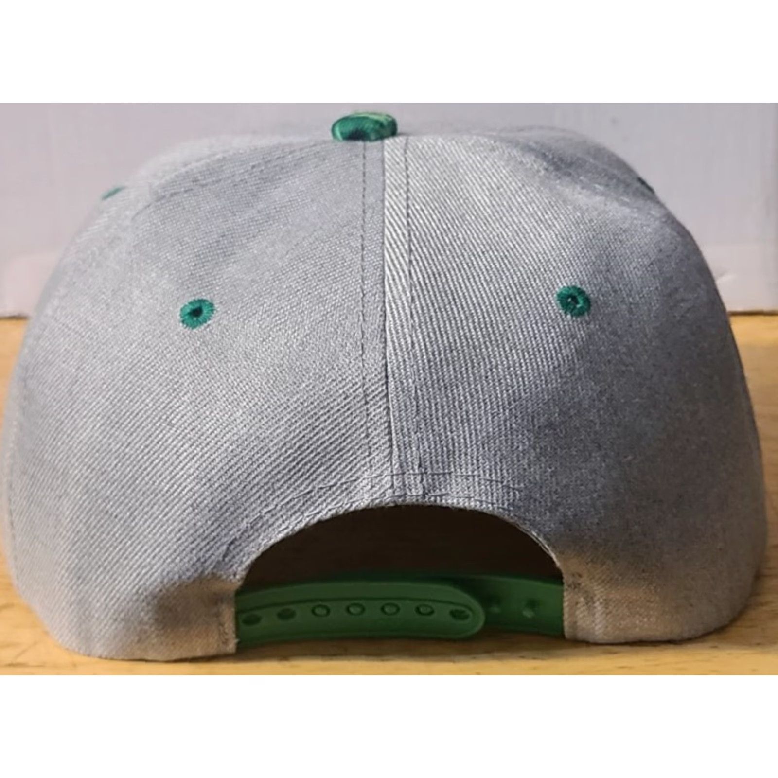 Vintage GET WEED MARIJUANA LEAF LEAVES CANNABIS SNAPBACK BASEBALL CAP GRAY Size ONE SIZE - 2 Thumbnail