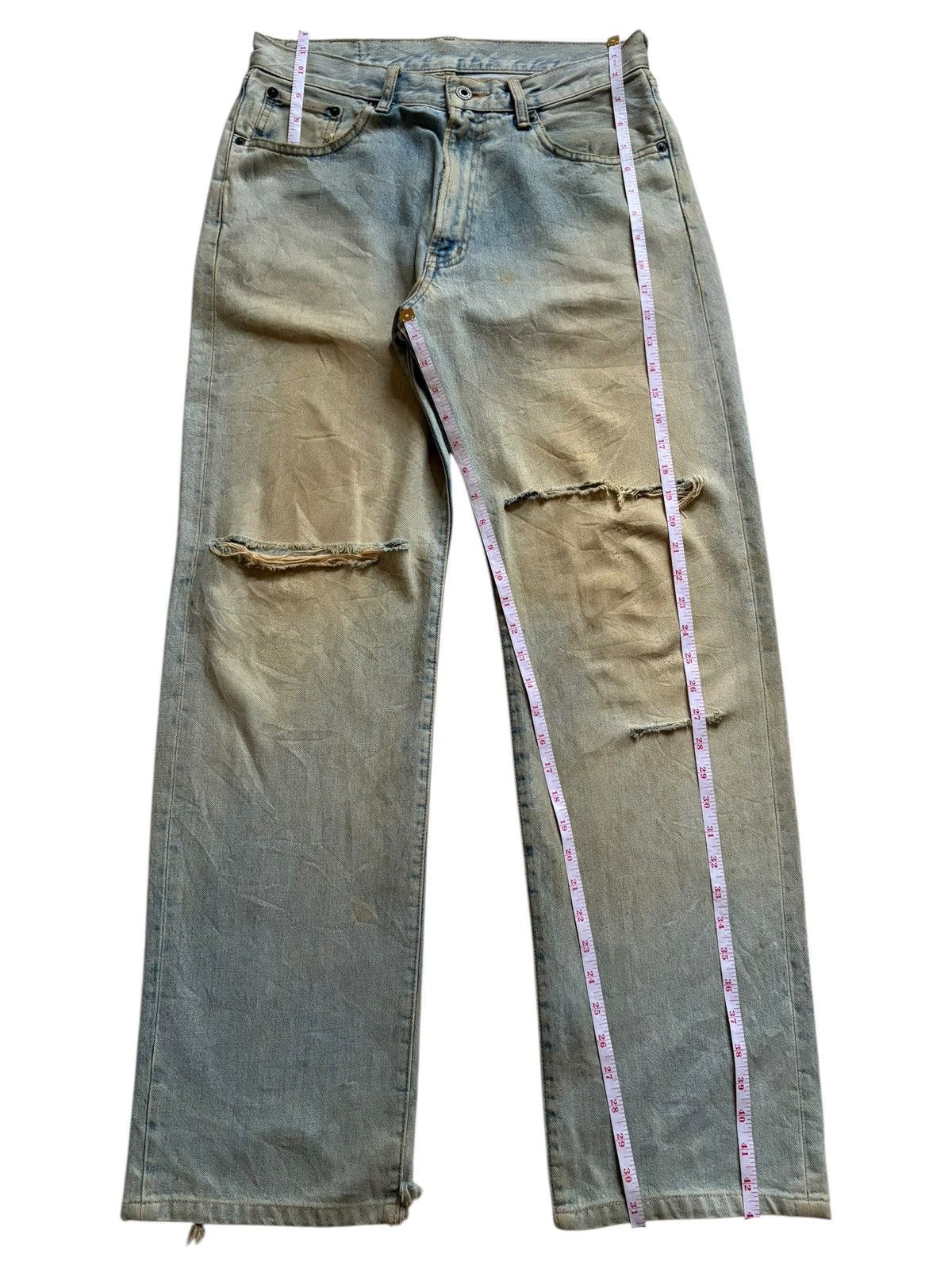 Japanese Brand Vintage Japanese Brand Rusty Mud Wash Distressed Baggy Jeans Size US 31 - 13 Thumbnail