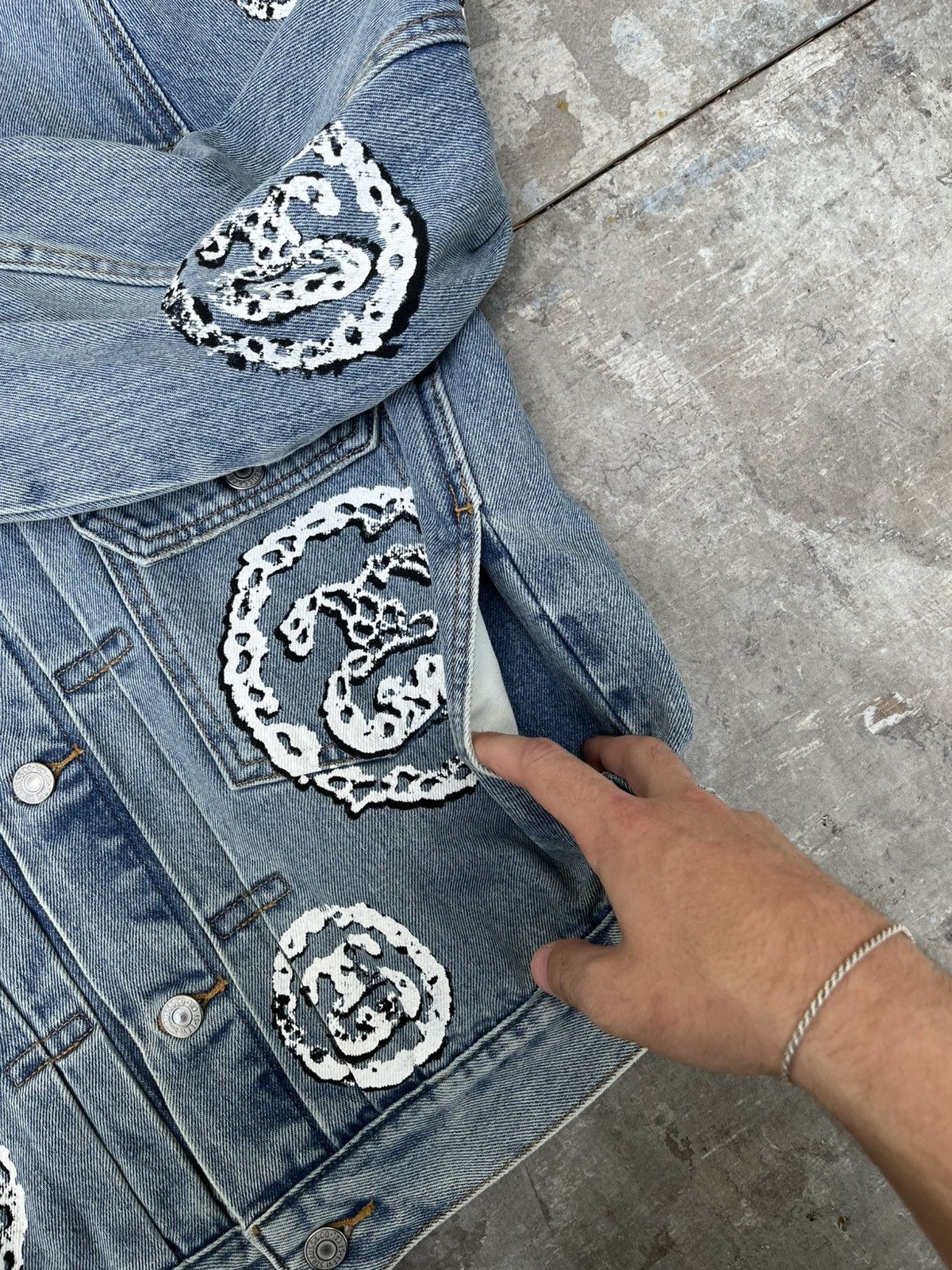 DENIM TEARS × Stussy Stussy x Denim Tears Levis Type 2 Jacket Size US M / EU 48-50 / 2 - 9 Thumbnail