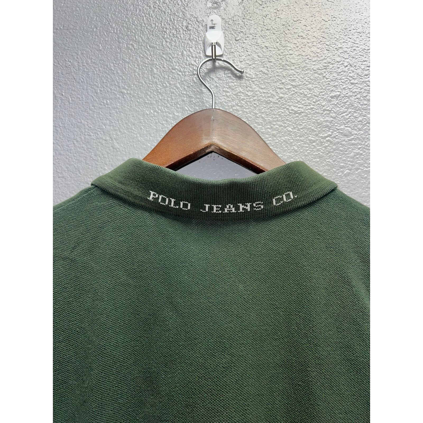Polo Ralph Lauren Polo Jeans Ralph Lauren Polo Shirt Green 2000s Y2K Mens XL Size US XL / EU 56 / 4 - 6 Thumbnail