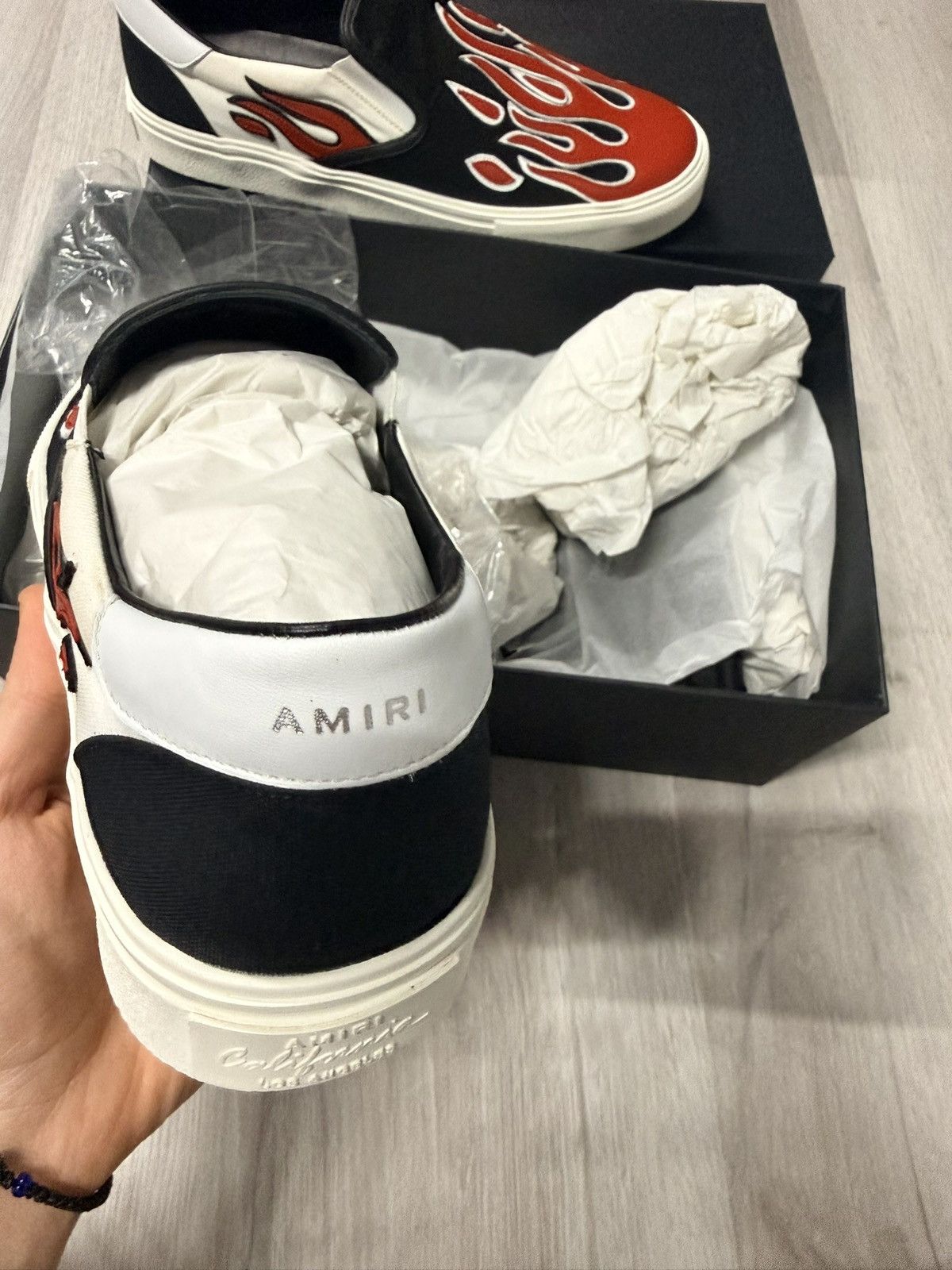 Amiri Amiri Low Flame Red Kicks Size US 8 / EU 41 - 4 Thumbnail