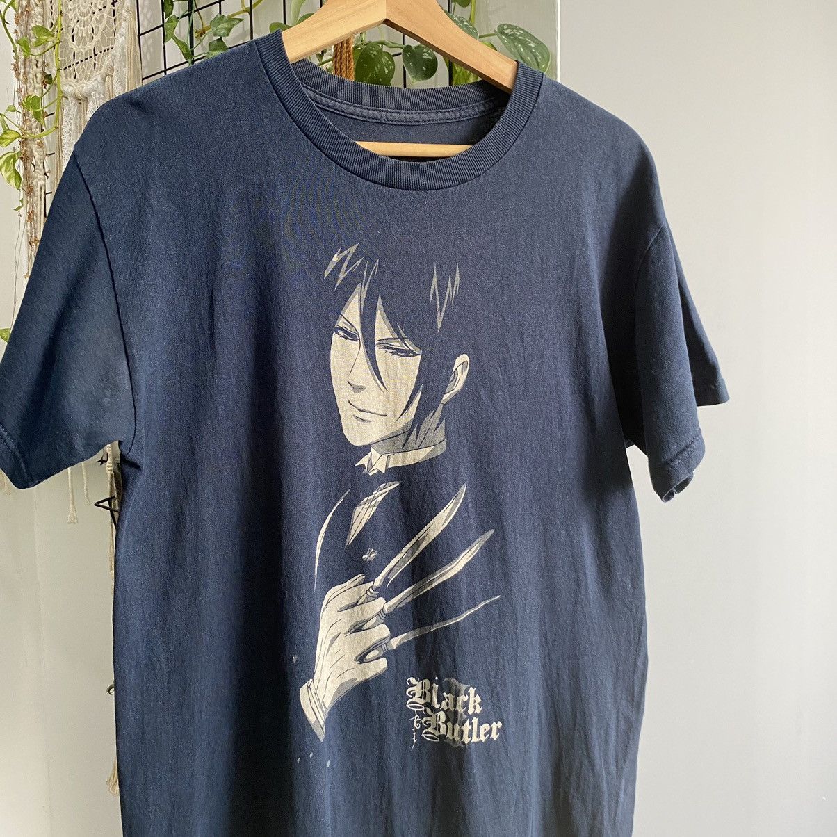 Anime Thrashed Faded Vintage Y2K Black Butler Anime ERD GRUNGE TEE Size US M / EU 48-50 / 2 - 2 Thumbnail