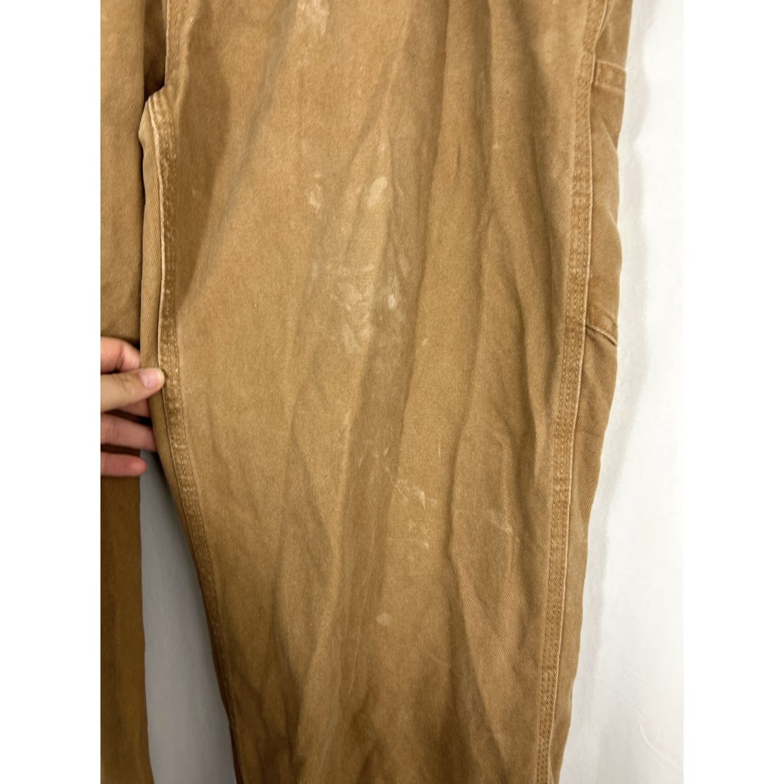 Vintage VINTAGE Stanley Mens 38x30 Duck Brown Carpenter Utility Pants 100% Cotton Stains Brown 38 30 Mens Pants Carpenter Cotton Stains Duck Brown Stanley Size US 38 / EU 54 - 7 Thumbnail