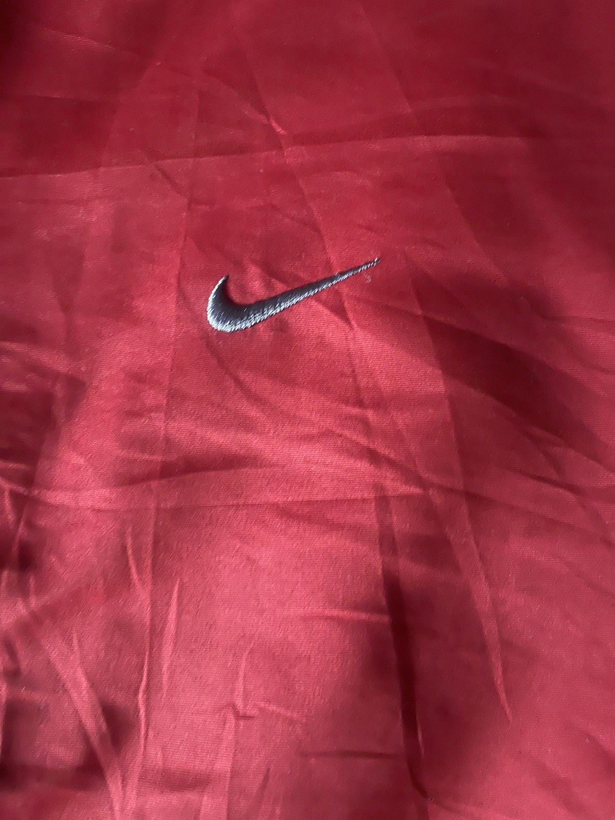 Nike × Vintage Nike 00’s Vintage red shine y2k puffer jacket Size US XL / EU 56 / 4 - 5 Thumbnail
