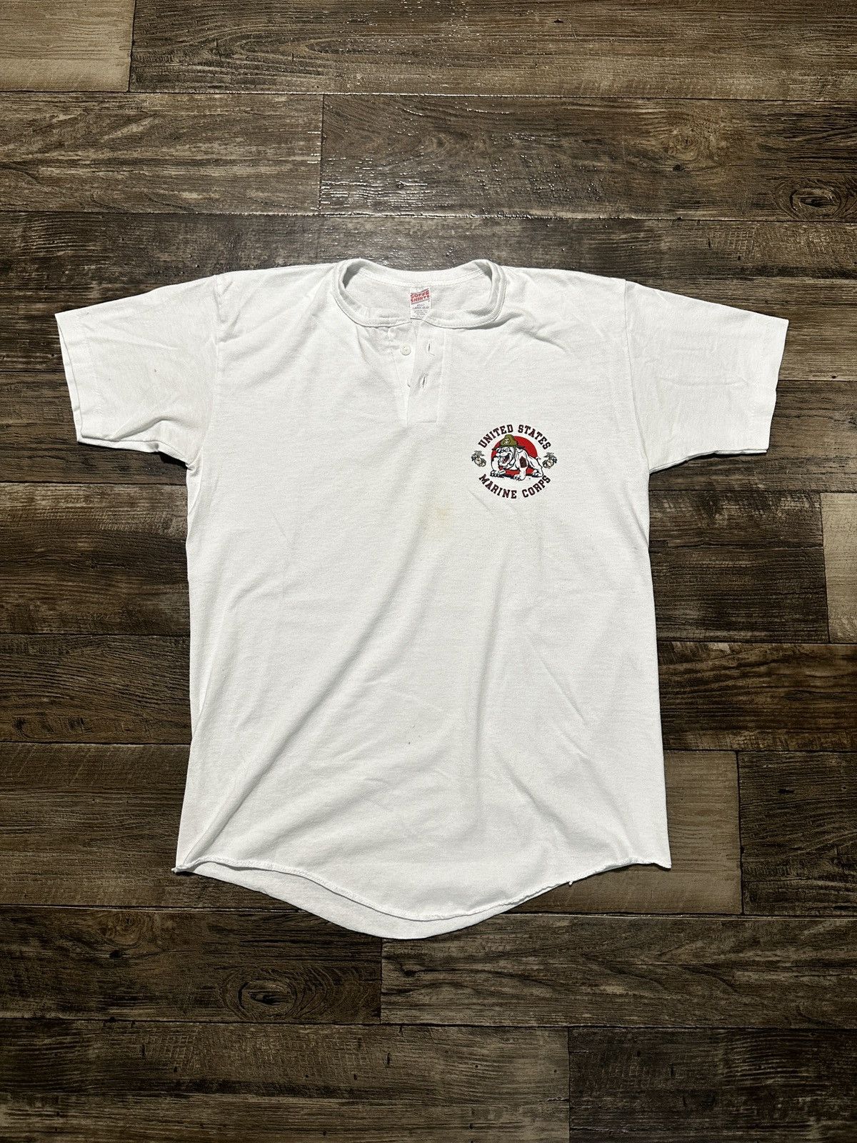 Vintage Vintage 90s US Marine Corps Shirt Size US L / EU 52-54 / 3 - 2 Thumbnail