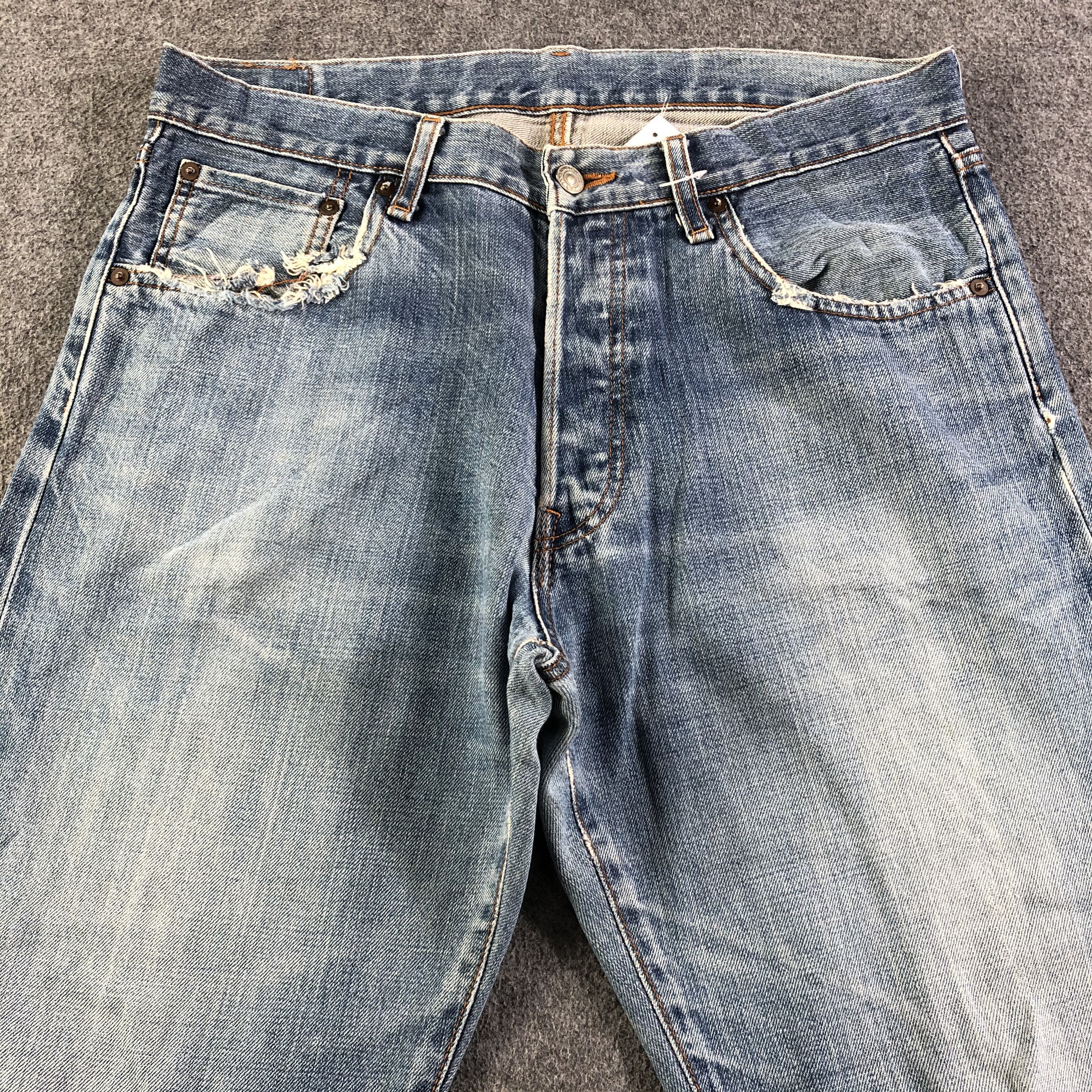 Uniqlo Blue Wash Uniqlo Selvedge Jeans-J2989 Size US 34 / EU 50 - 3 Thumbnail